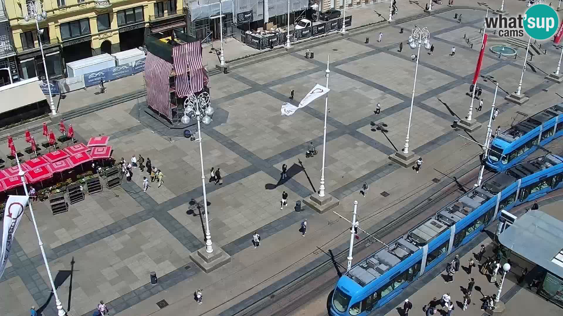 LIVE Webcam Zagreb Hotel Dubrovnik | Ban Jelačić square