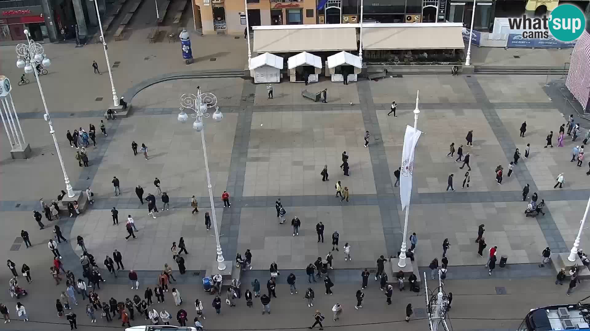 LIVE Webcam Zagreb Hotel Dubrovnik | Ban Jelačić square