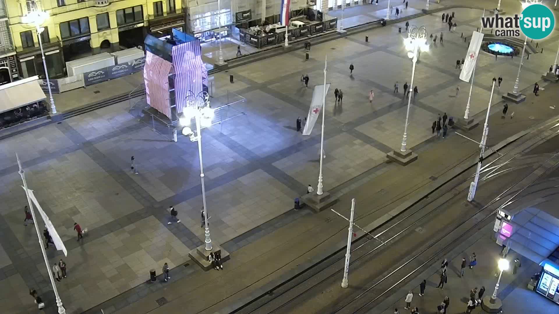 LIVE Webcam Zagreb Hotel Dubrovnik | Ban Jelačić square