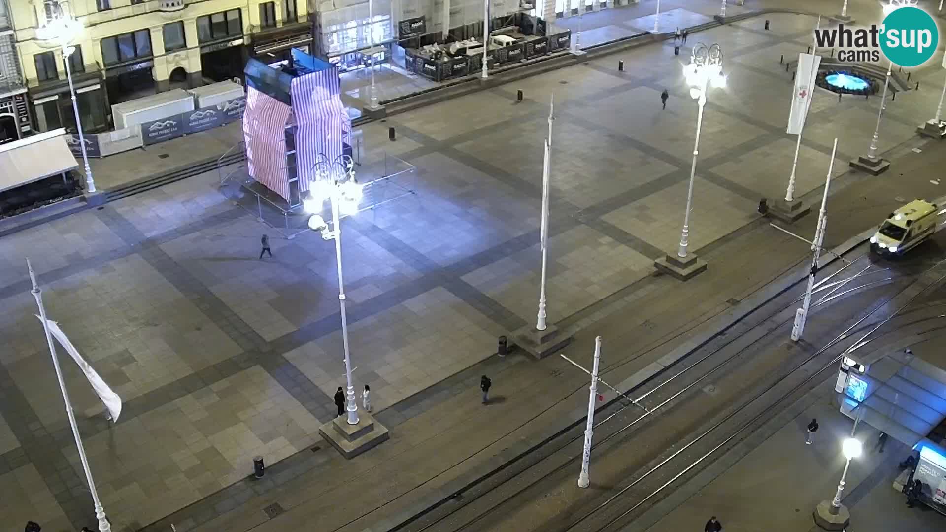LIVE Webcam Zagreb Hotel Dubrovnik | Ban Jelačić square