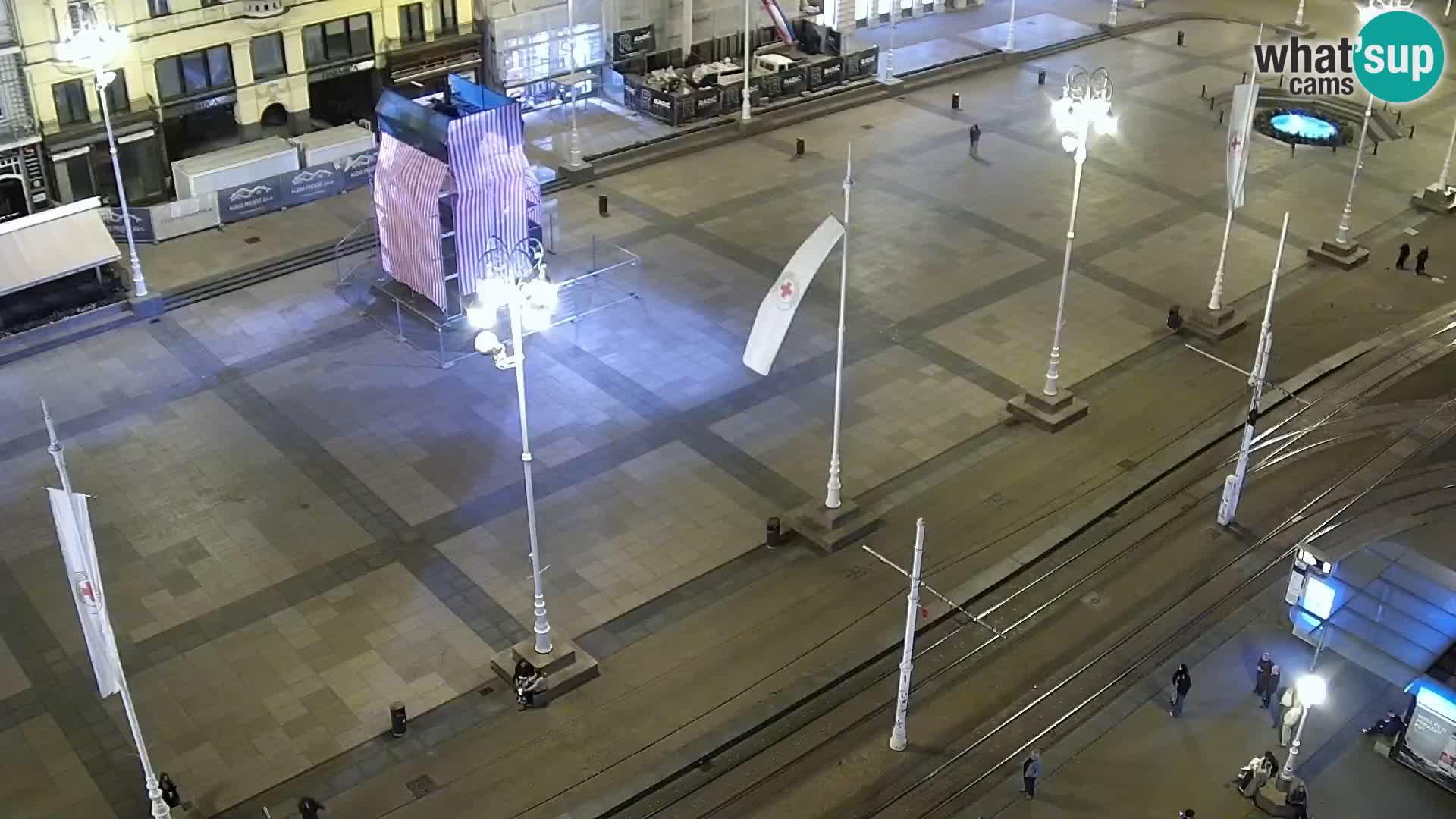 LIVE Webcam Zagreb Hotel Dubrovnik | Ban Jelačić square