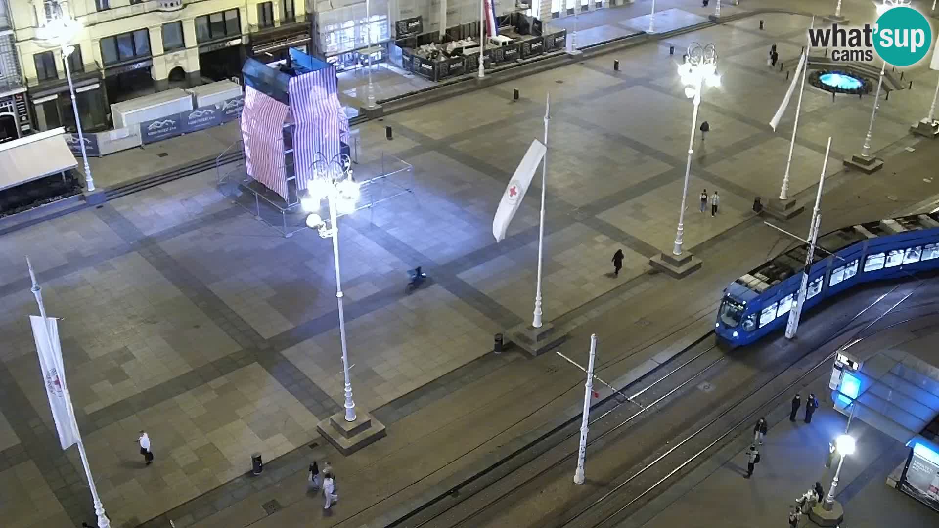LIVE Webcam Zagreb Hotel Dubrovnik | Ban Jelačić square
