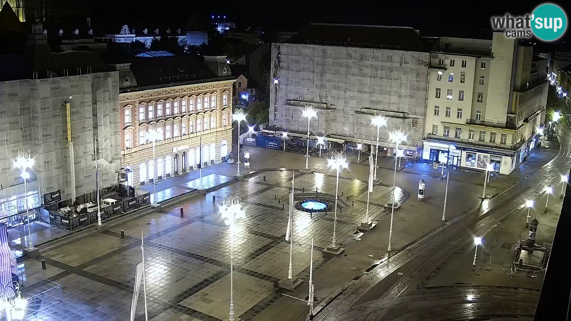 Plaza Ban Jelačić camera en vivo Zagreb – Hotel Dubrovnik