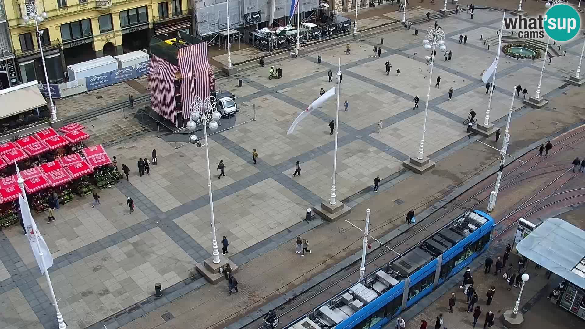 Piazza Ban Jelačić livecam Zagreb – Hotel Dubrovnik