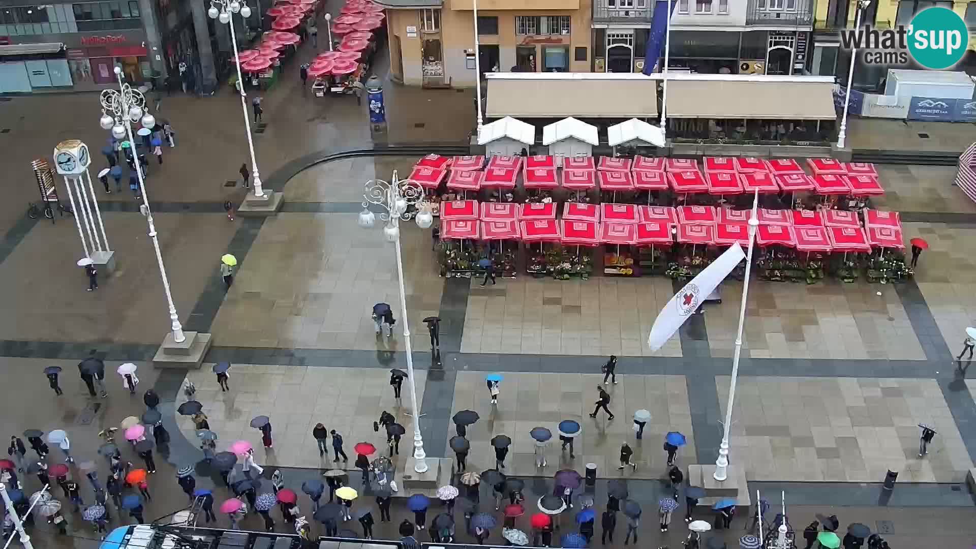 Piazza Ban Jelačić livecam Zagreb – Hotel Dubrovnik