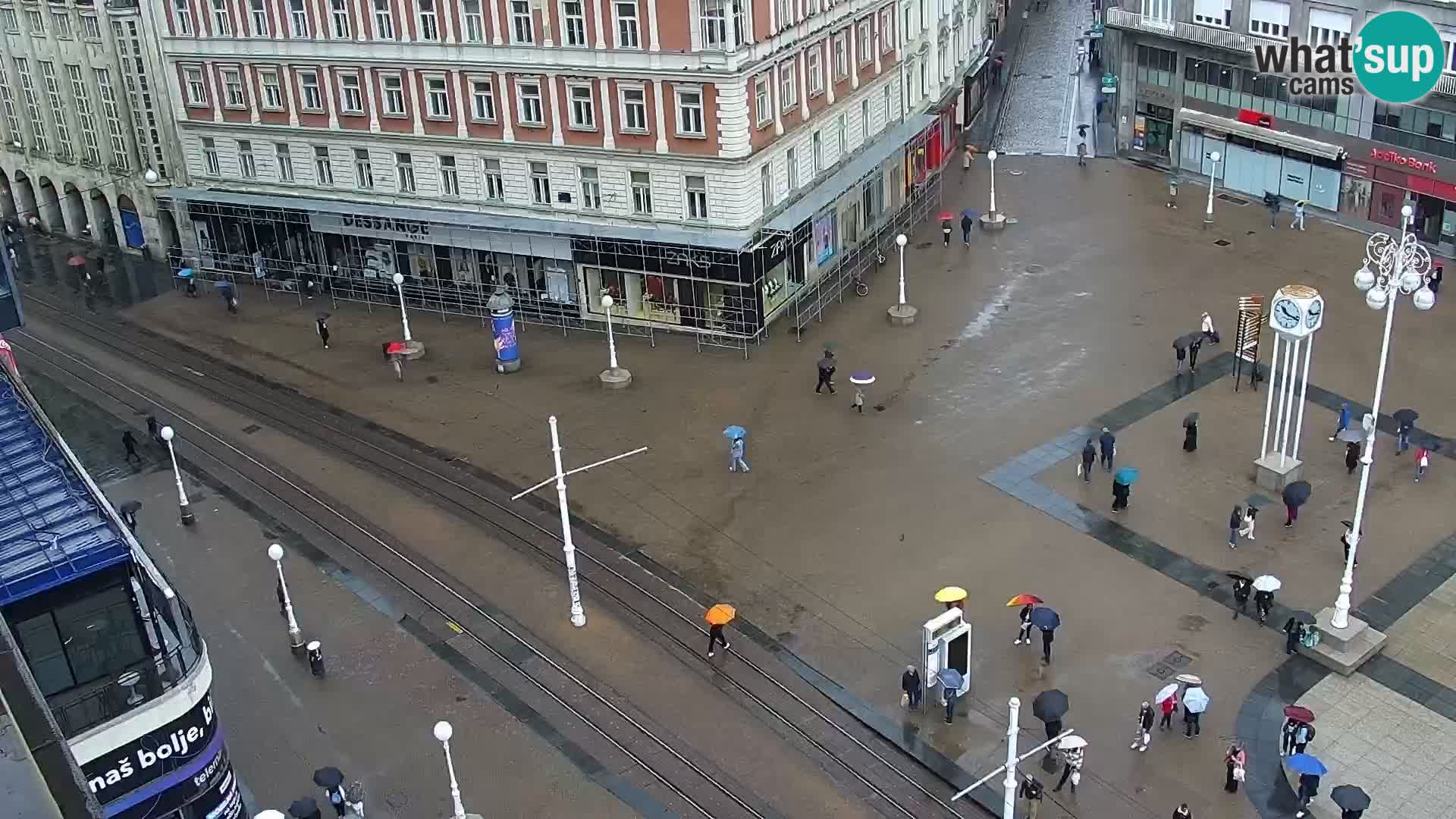 Ban Jelačić Platz  Live webcam Zagreb – Hotel Dubrovnik