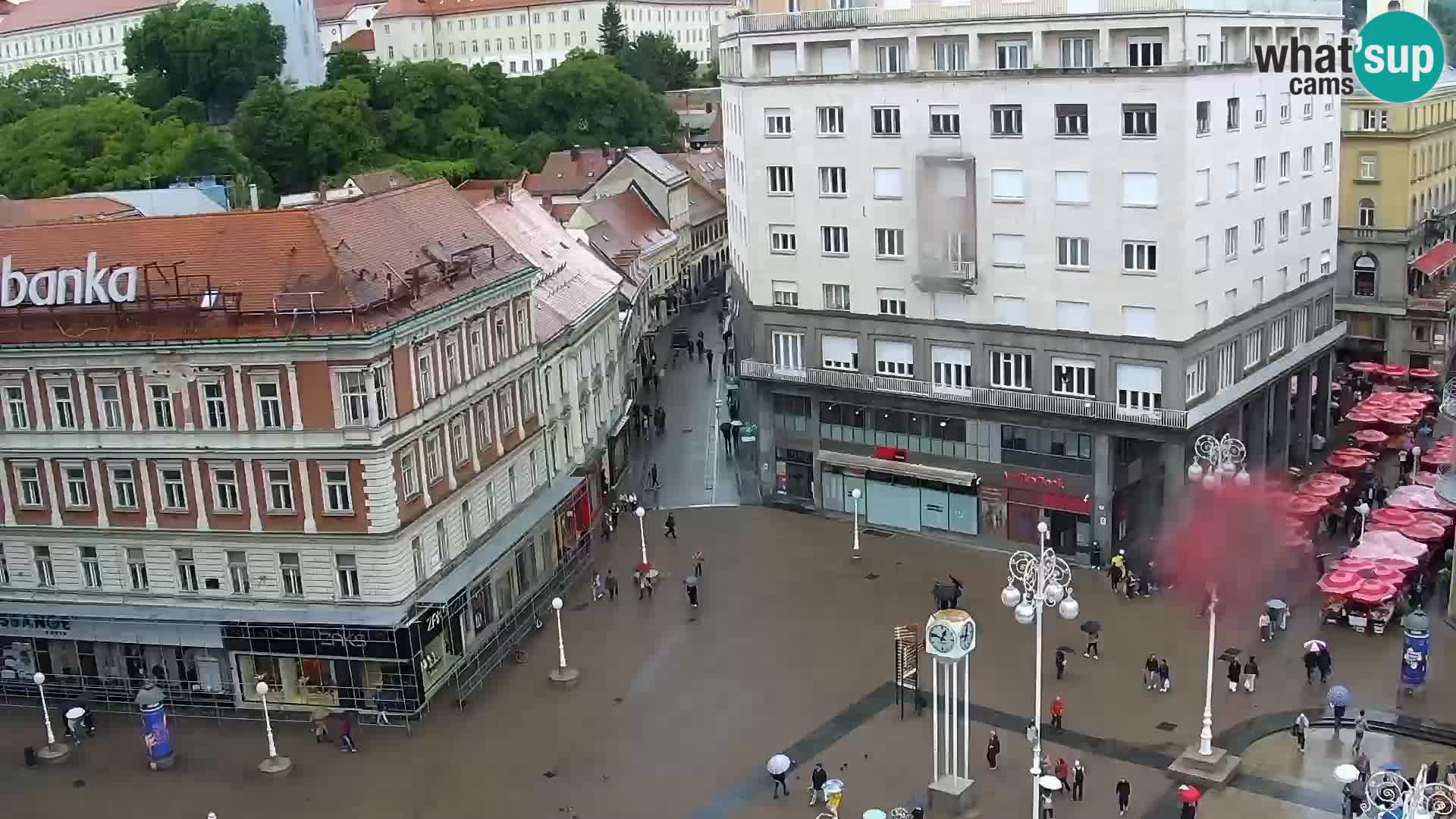 LIVE Webcam Zagreb Hotel Dubrovnik | Ban Jelačić square