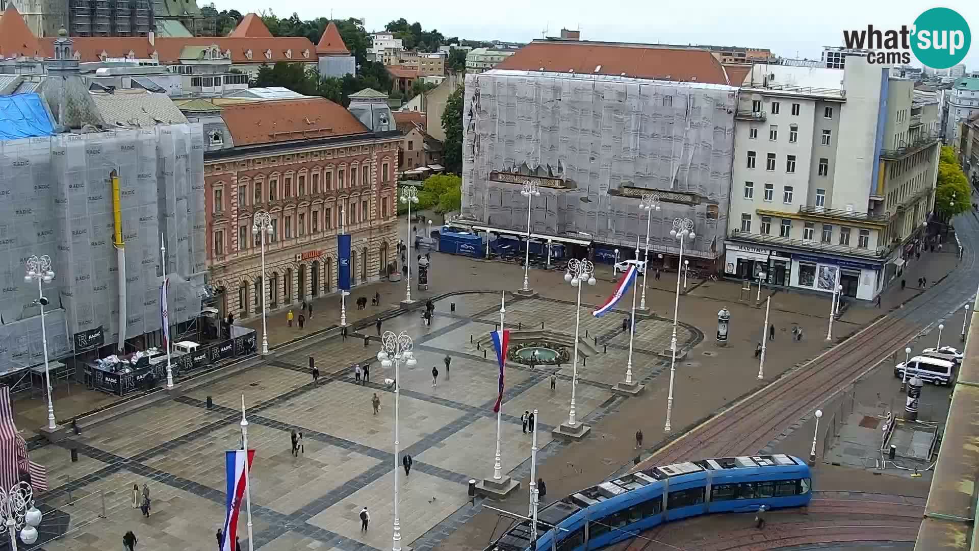 LIVE Webcam Zagreb Hotel Dubrovnik | Ban Jelačić square
