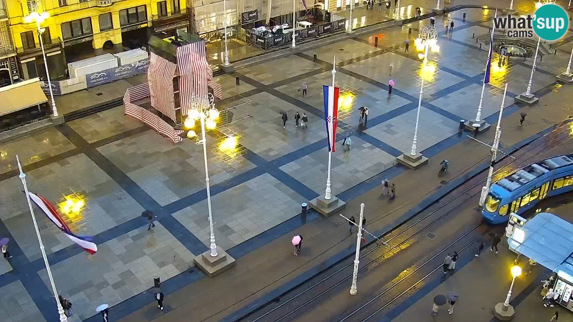 Piazza Ban Jelačić livecam Zagreb – Hotel Dubrovnik