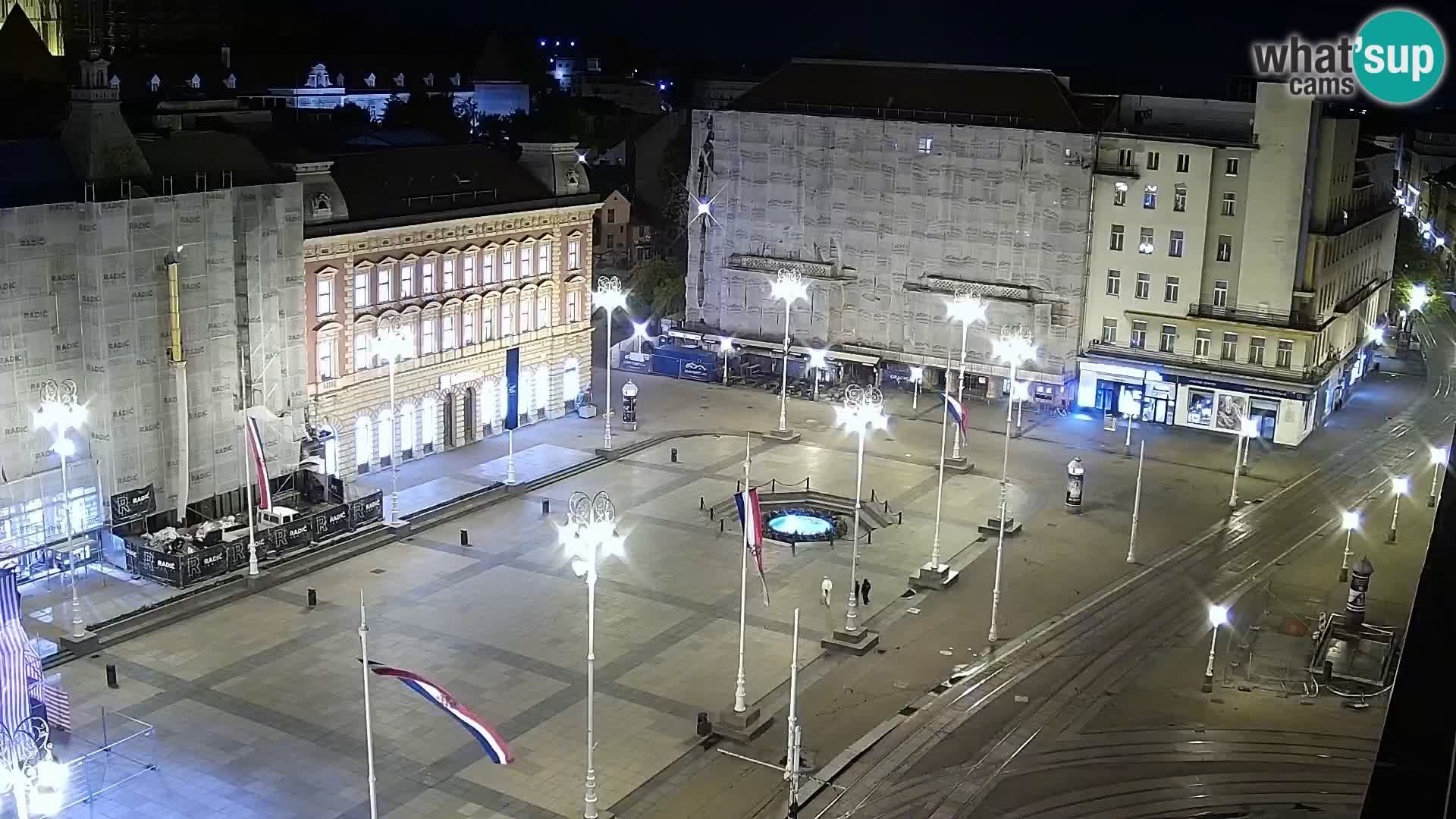 LIVE Webcam Zagreb Hotel Dubrovnik | Ban Jelačić square