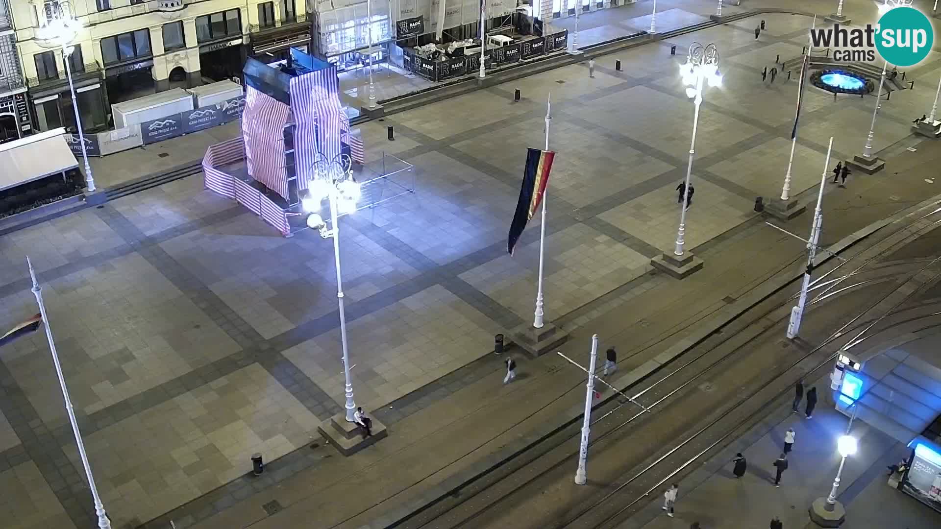 Piazza Ban Jelačić livecam Zagreb – Hotel Dubrovnik