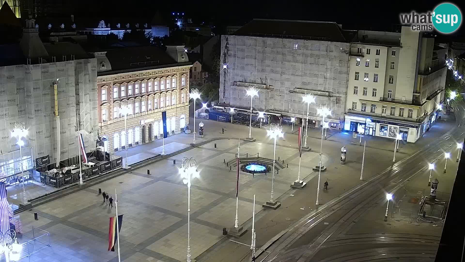 Ban Jelačić Platz  Live webcam Zagreb – Hotel Dubrovnik