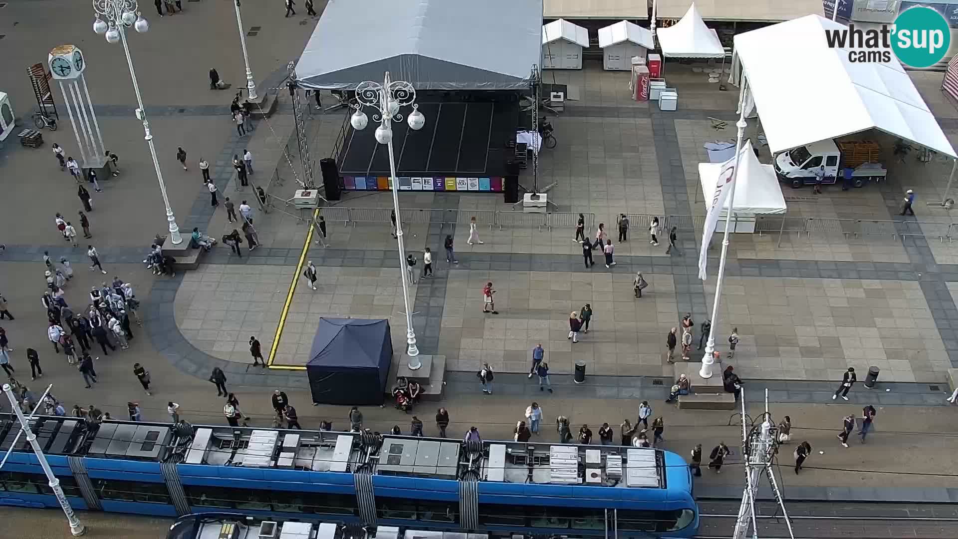 Piazza Ban Jelačić livecam Zagreb – Hotel Dubrovnik