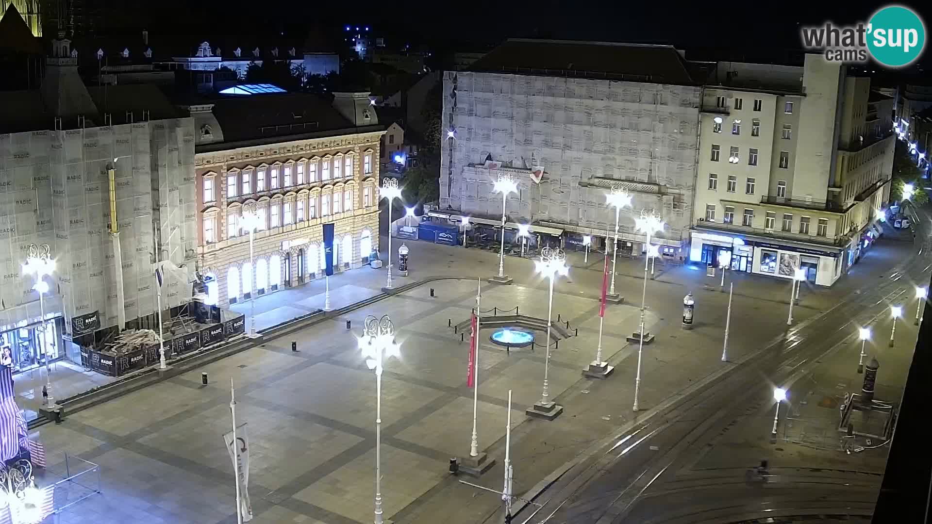 Plaza Ban Jelačić camera en vivo Zagreb – Hotel Dubrovnik