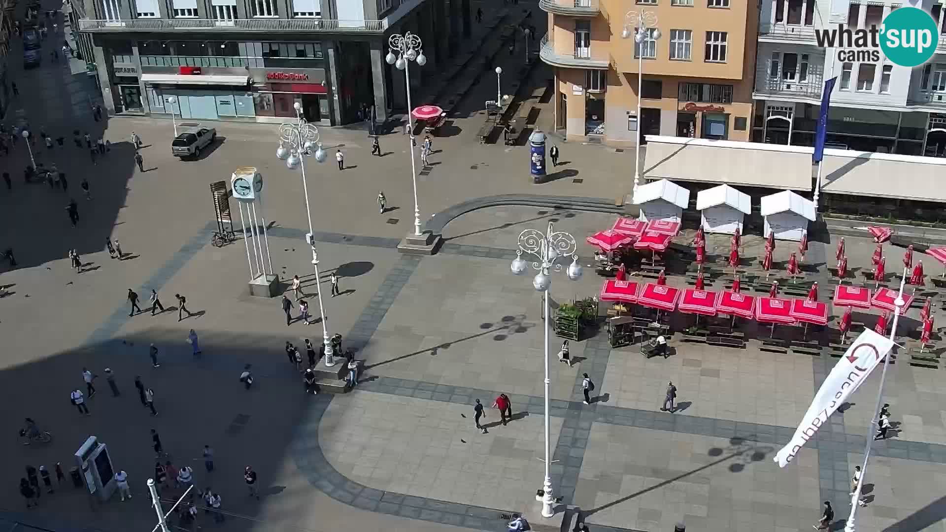 LIVE Webcam Zagreb Hotel Dubrovnik | Ban Jelačić square