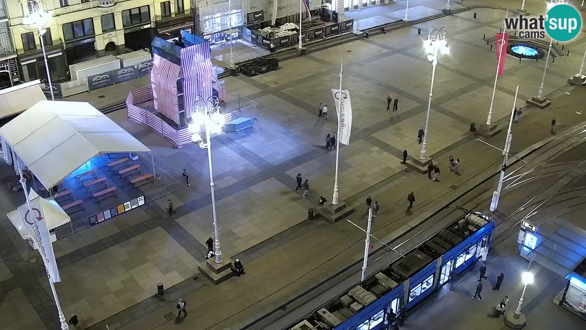 Trg Bana Jelačića web kamera Zagreb – Hotel Dubrovnik