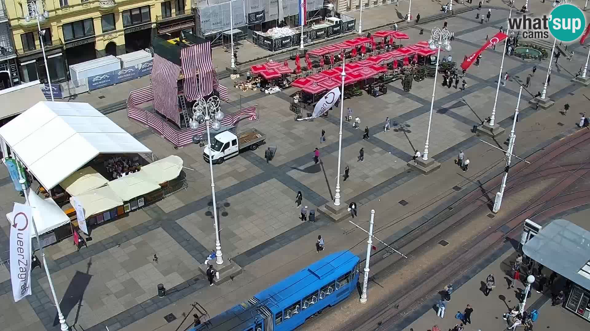 Ban Jelačić live cam Zagreb – Hotel Dubrovnik