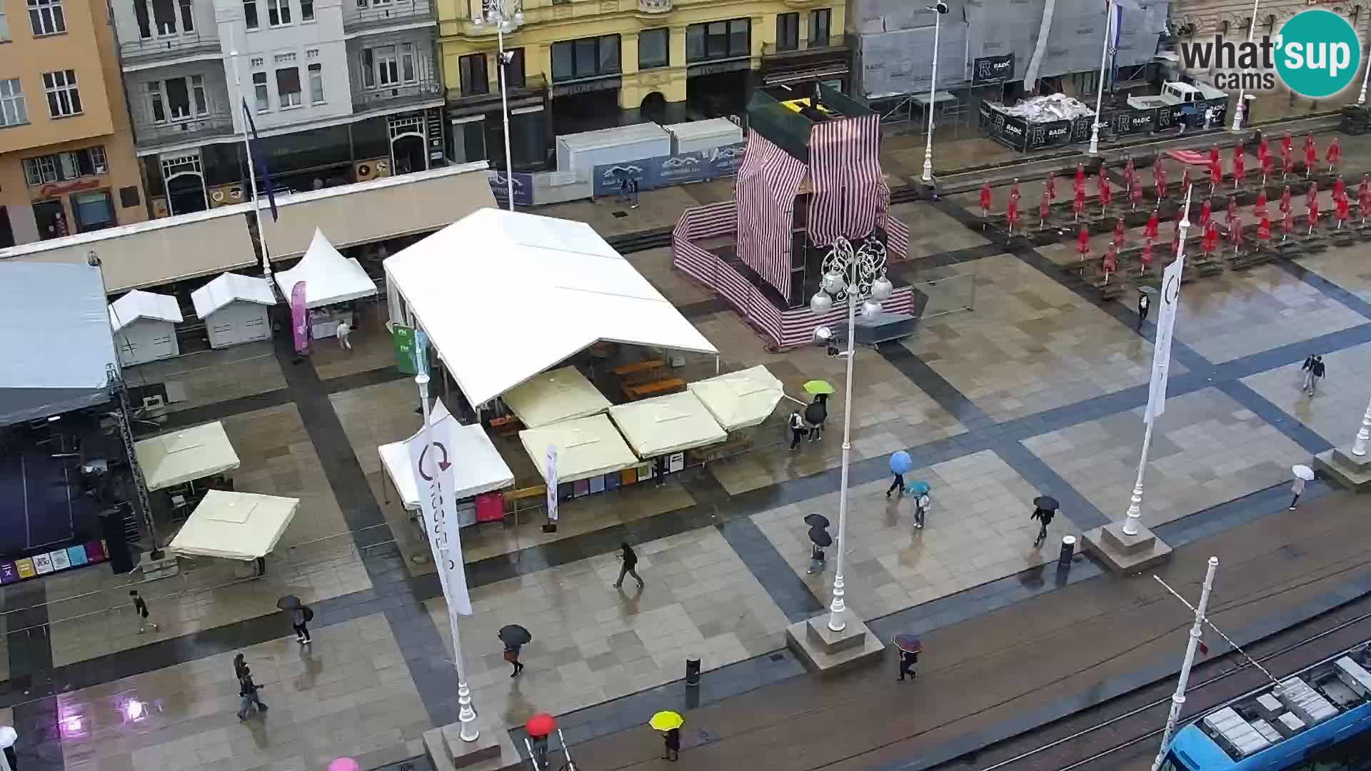 LIVE Webcam Zagreb Hotel Dubrovnik | Ban Jelačić square