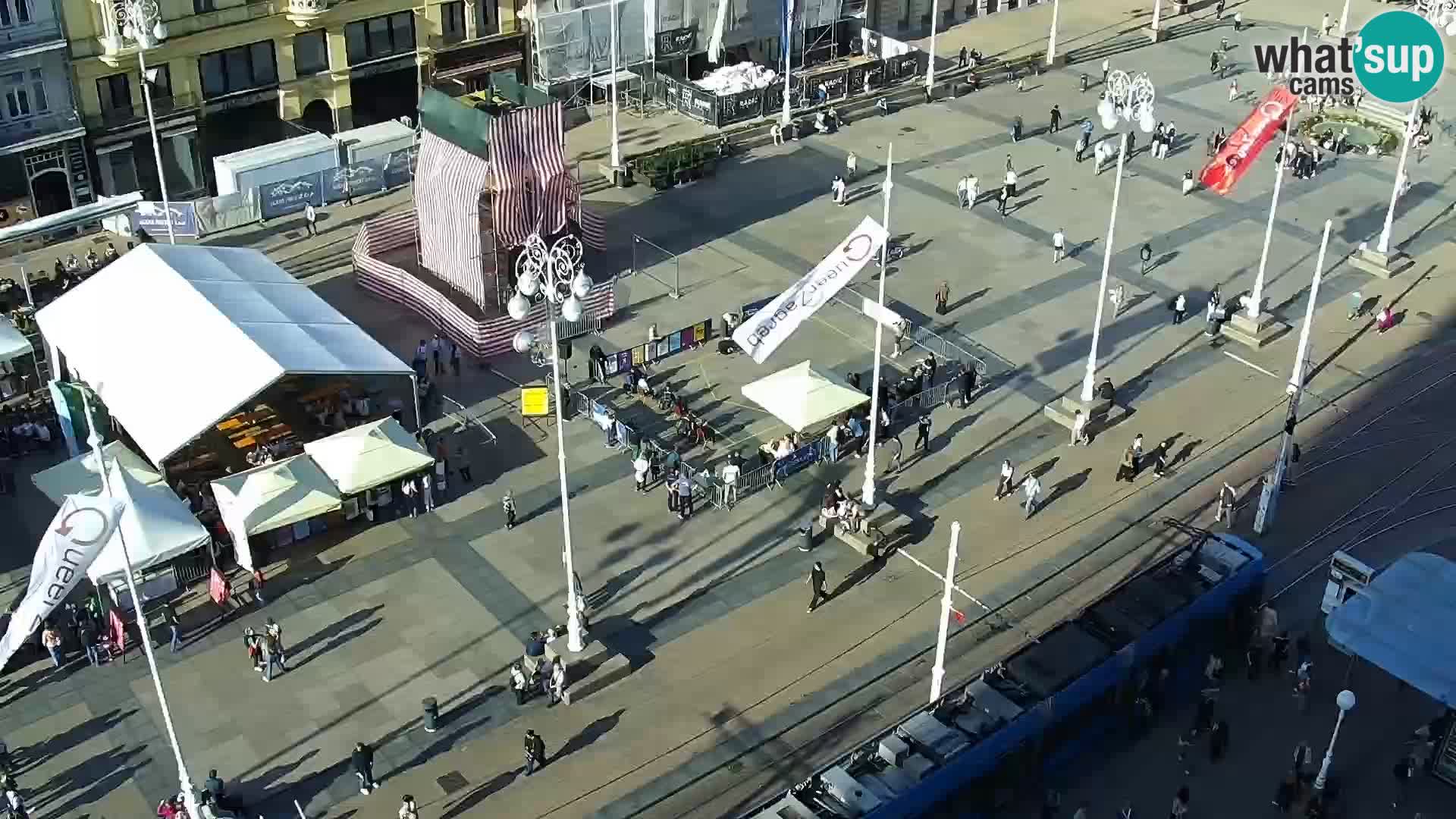Plaza Ban Jelačić camera en vivo Zagreb – Hotel Dubrovnik
