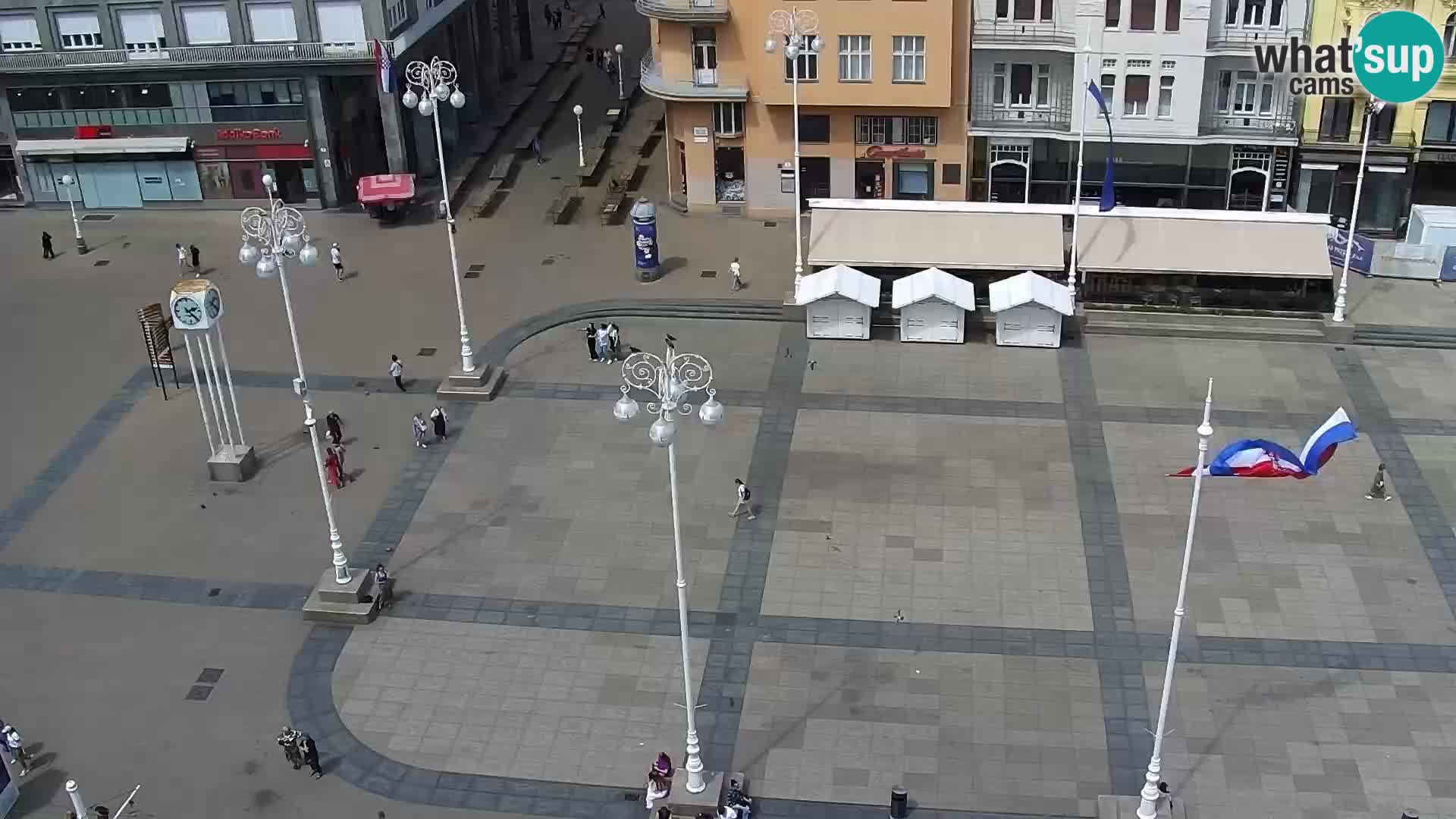 Plaza Ban Jelačić camera en vivo Zagreb – Hotel Dubrovnik