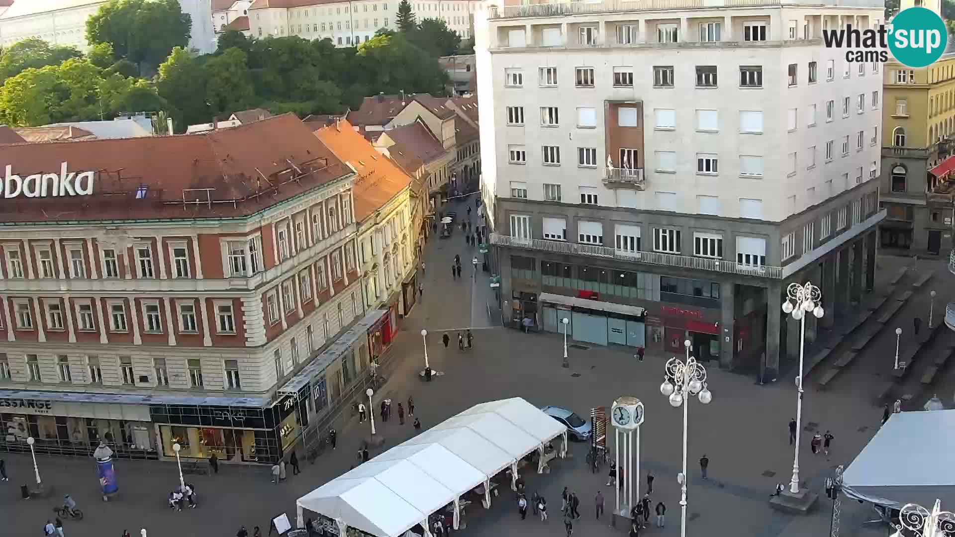 Piazza Ban Jelačić livecam Zagreb – Hotel Dubrovnik