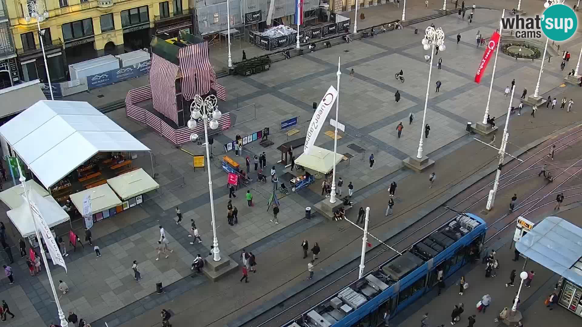 Plaza Ban Jelačić camera en vivo Zagreb – Hotel Dubrovnik