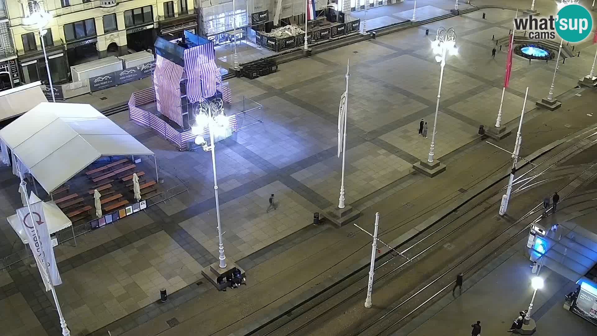 Ban Jelačić Platz  Live webcam Zagreb – Hotel Dubrovnik