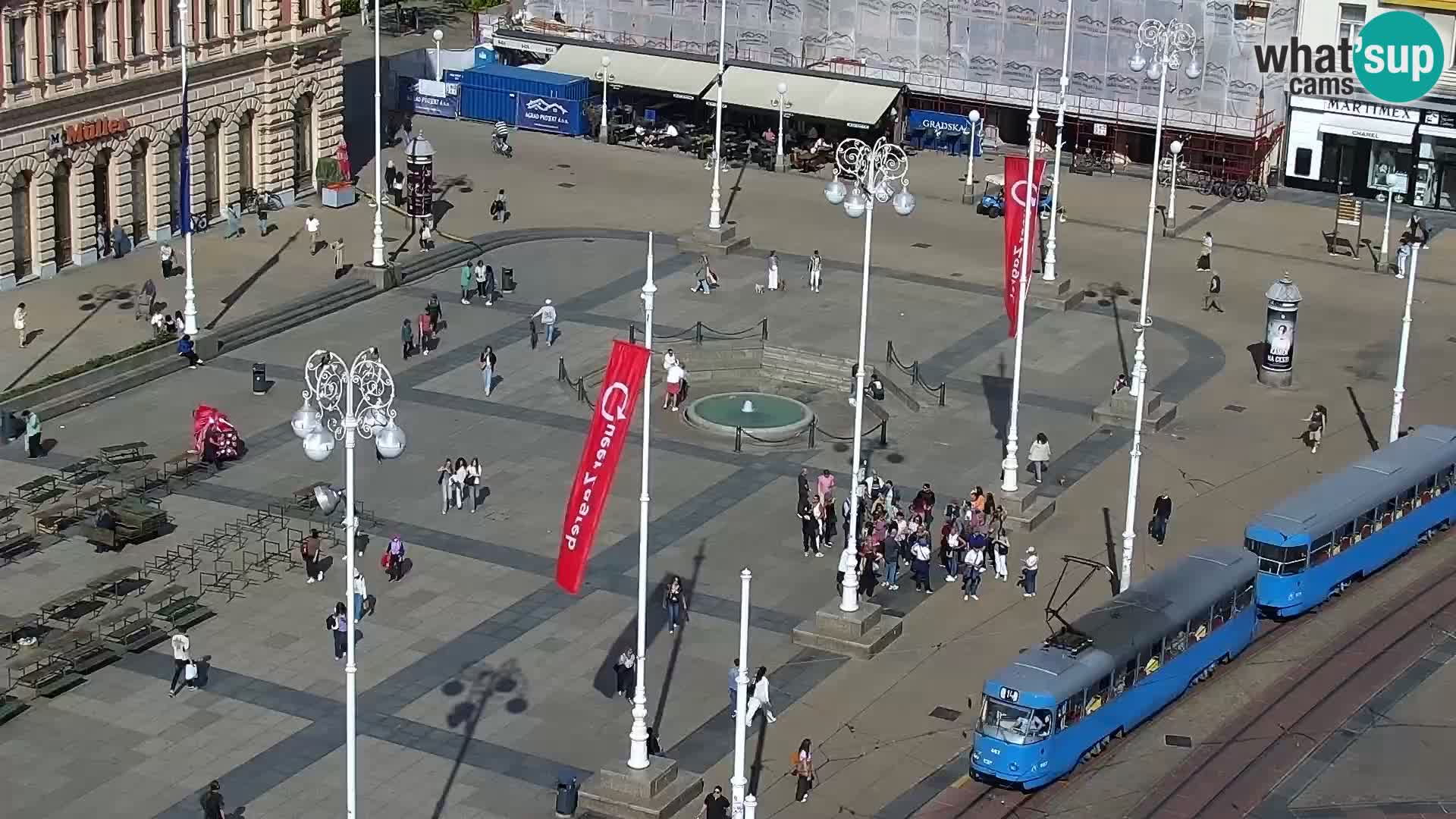 Ban Jelačić Platz Live webcam Zagreb – Hotel Dubrovnik