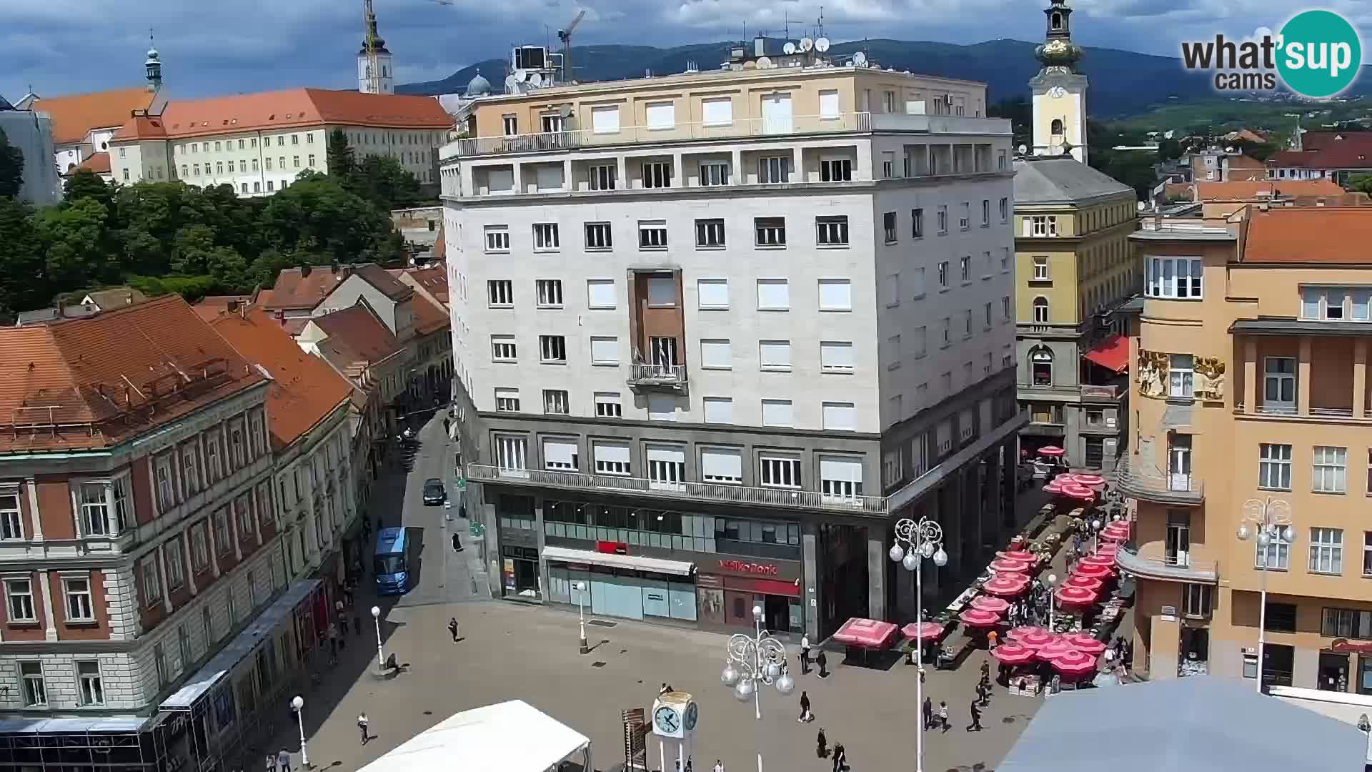 LIVE Webcam Zagreb Hotel Dubrovnik | Ban Jelačić square