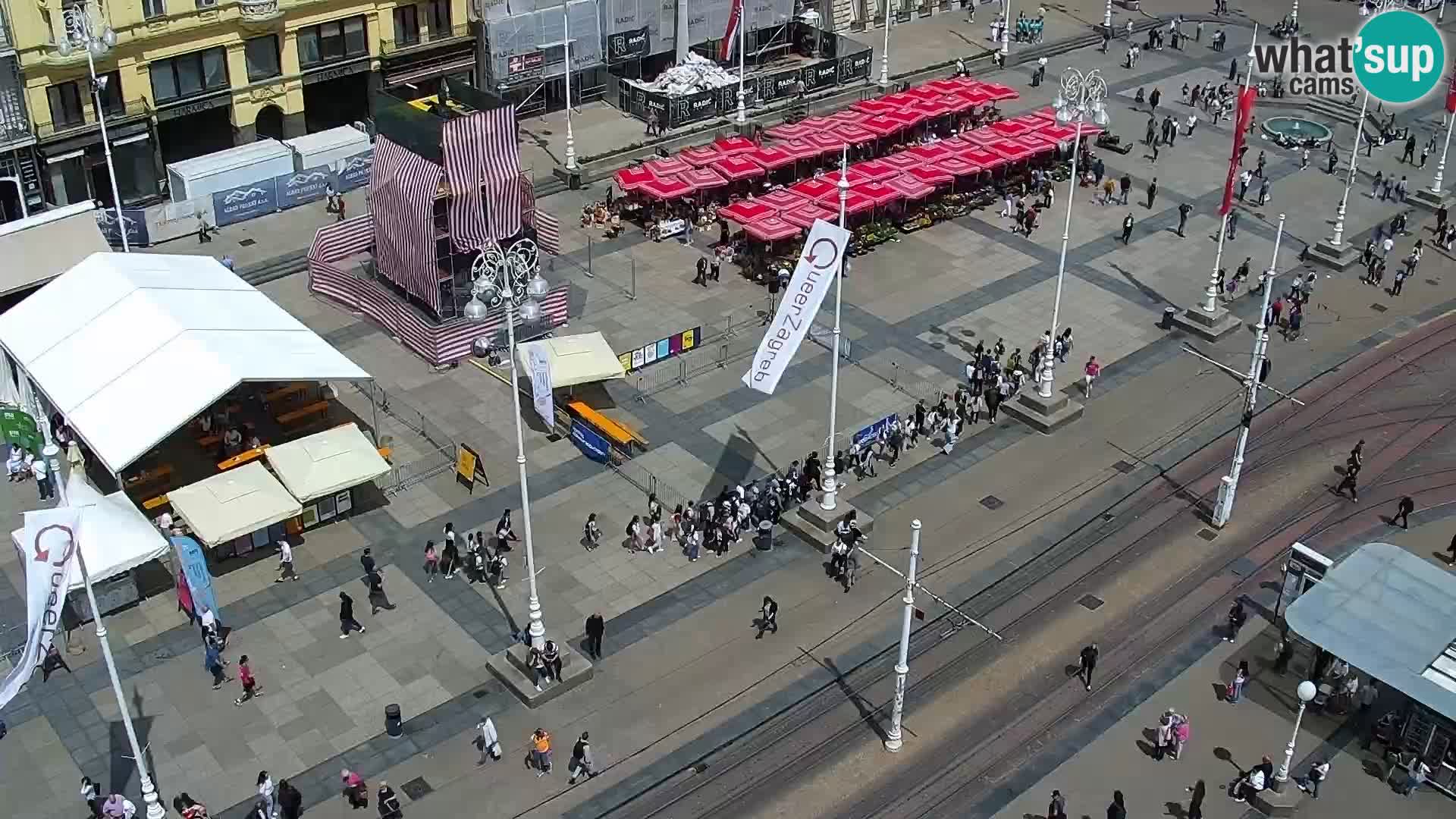 Ban Jelačić Platz Live webcam Zagreb – Hotel Dubrovnik