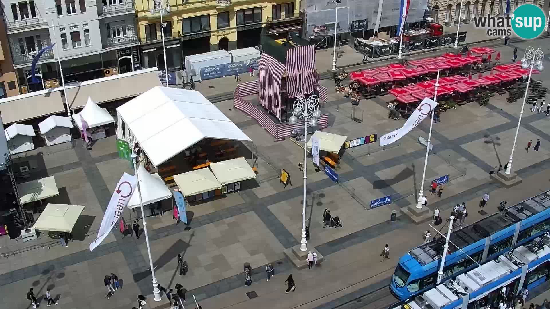 Ban Jelačić Platz Live webcam Zagreb – Hotel Dubrovnik