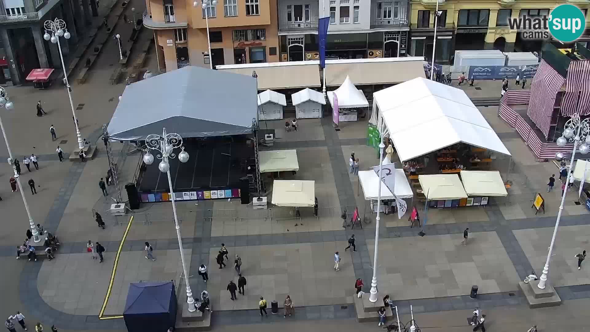 Piazza Ban Jelačić livecam Zagreb – Hotel Dubrovnik