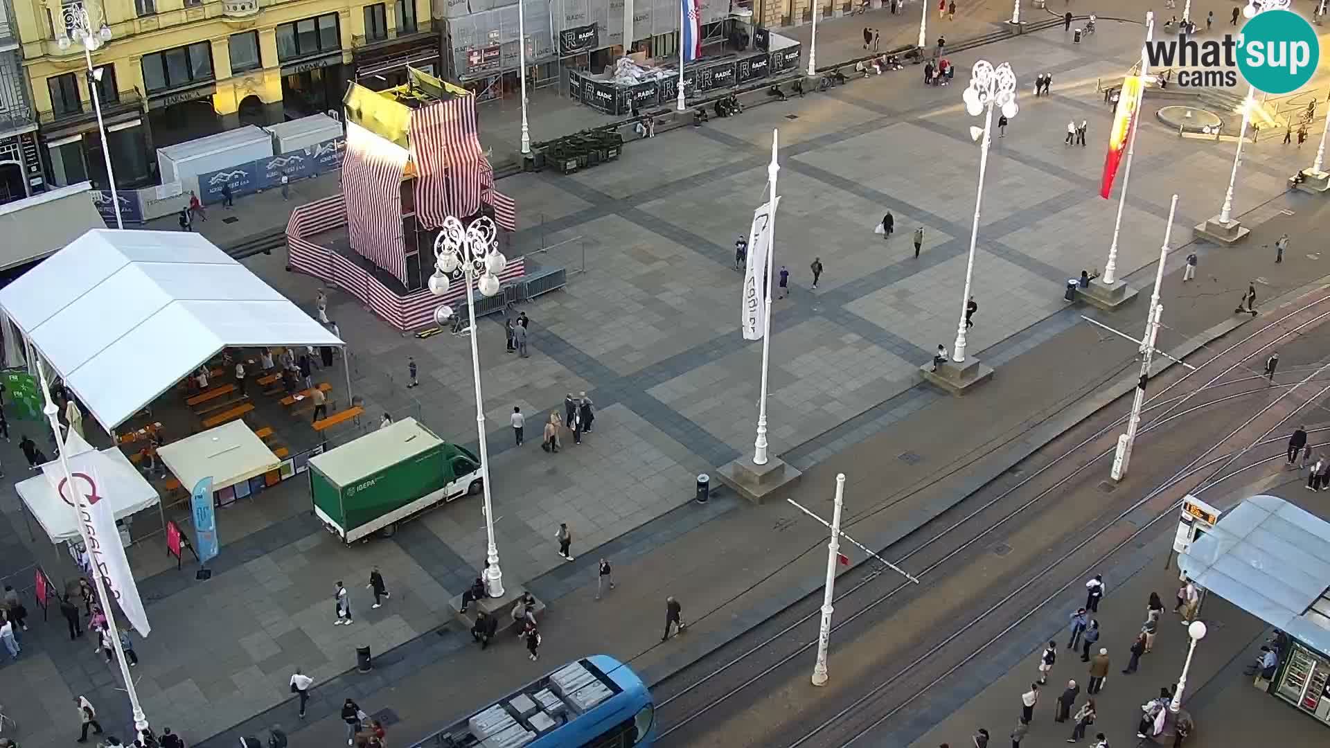 Plaza Ban Jelačić camera en vivo Zagreb – Hotel Dubrovnik