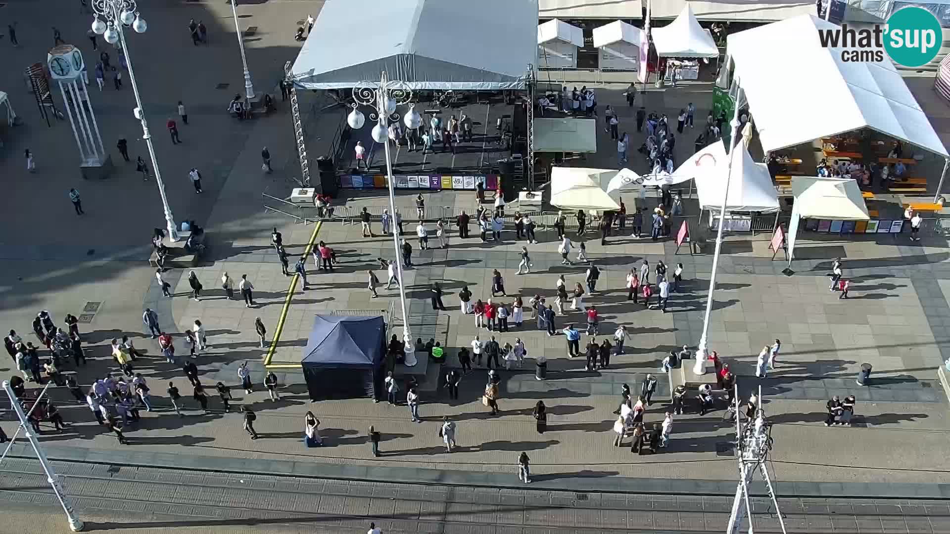 Piazza Ban Jelačić livecam Zagreb – Hotel Dubrovnik