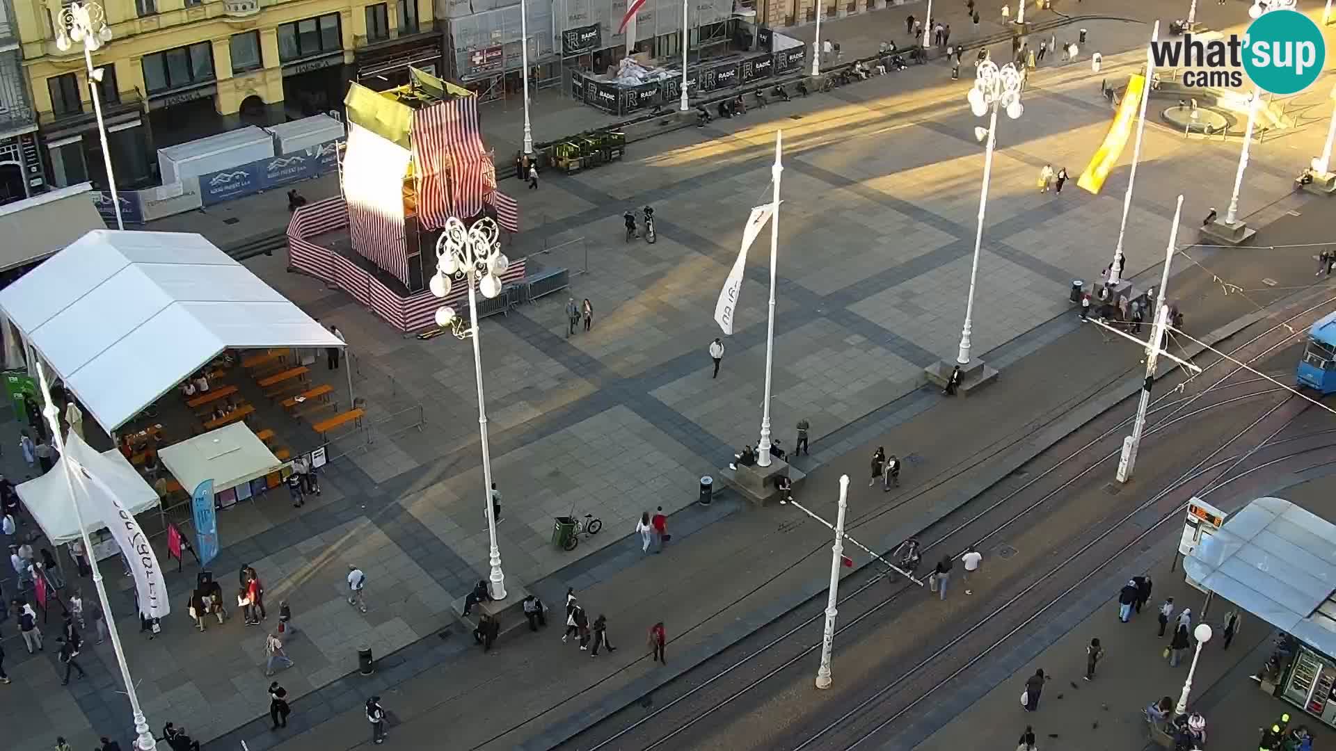 LIVE Webcam Zagreb Hotel Dubrovnik | Ban Jelačić square