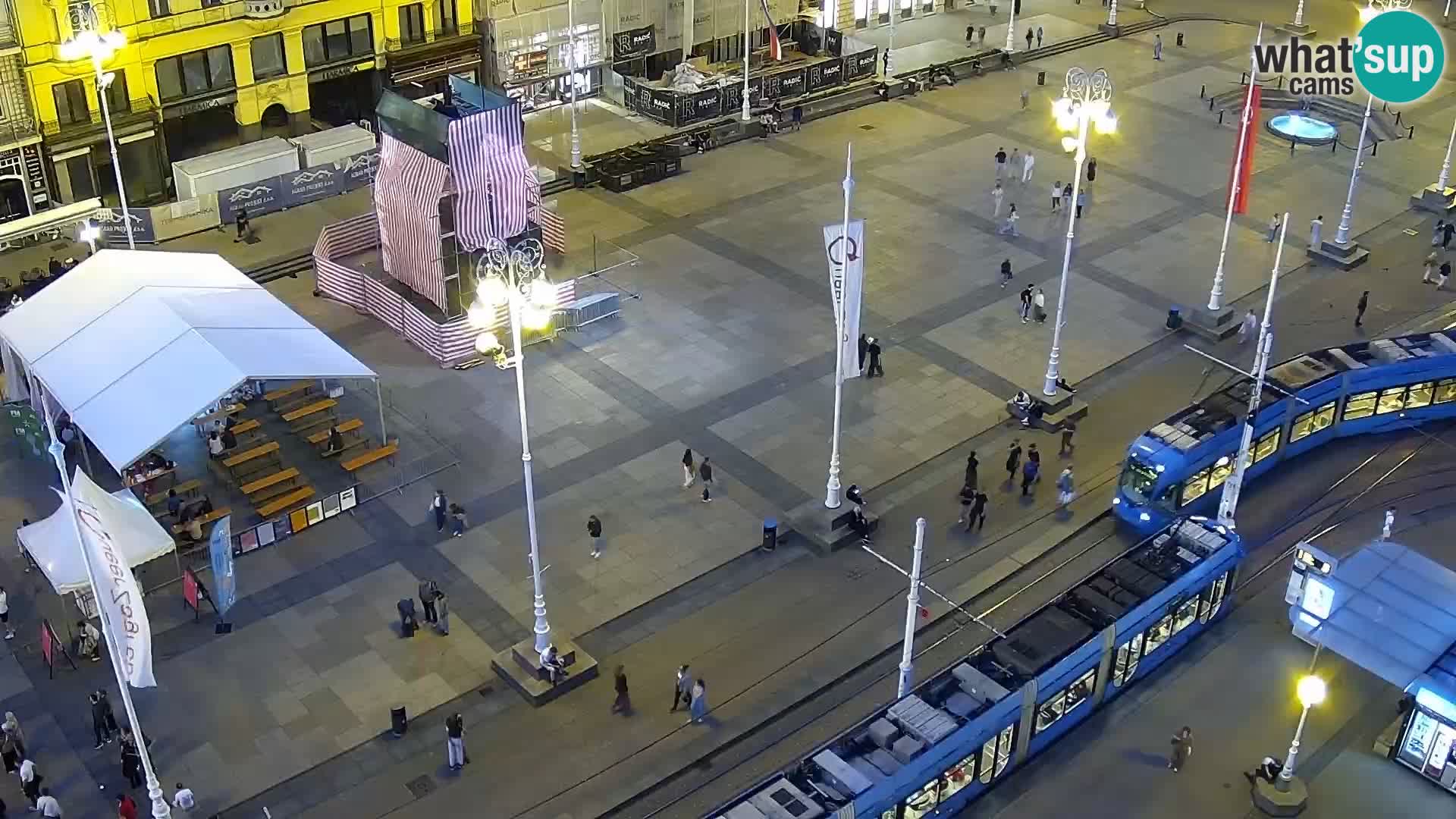 LIVE Webcam Zagreb Hotel Dubrovnik | Ban Jelačić square