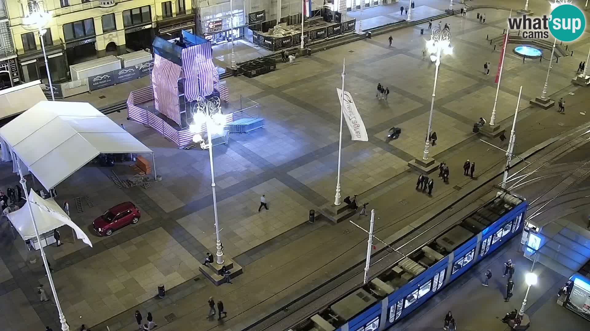 LIVE Webcam Zagreb Hotel Dubrovnik | Ban Jelačić square
