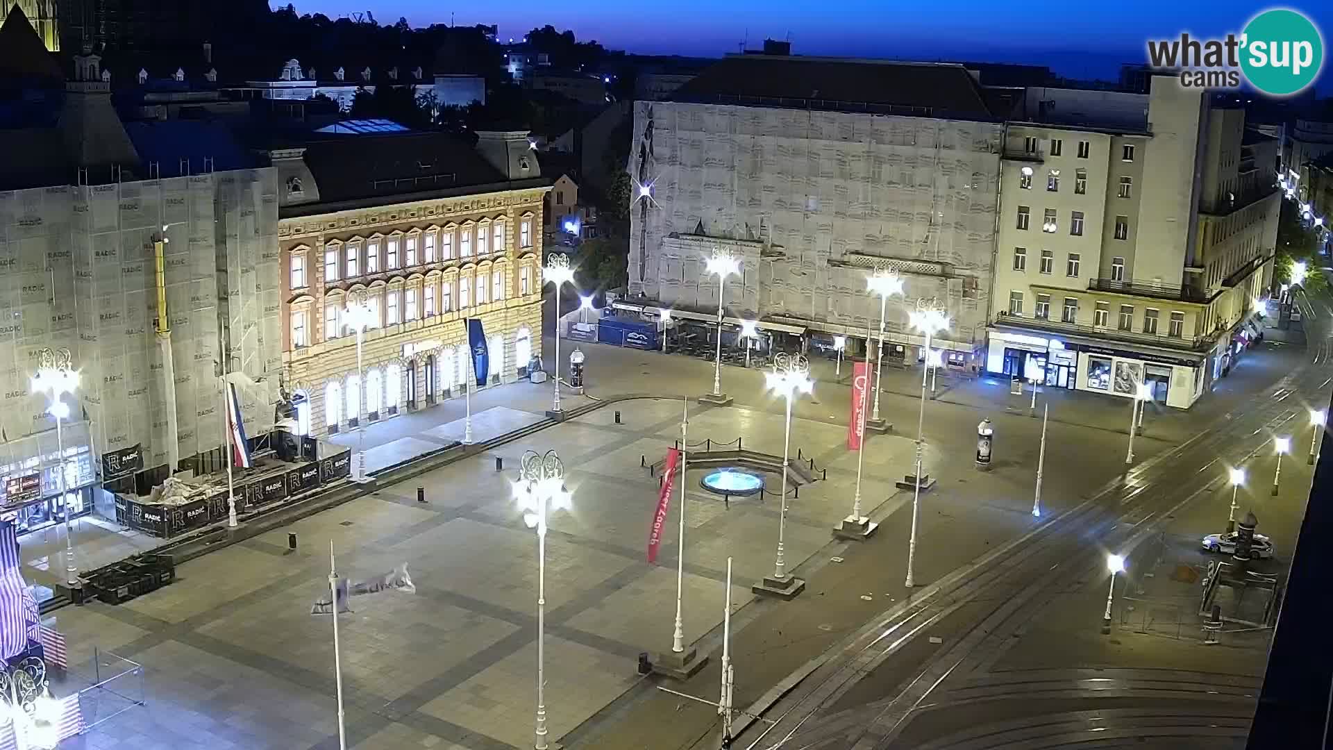 LIVE Webcam Zagreb Hotel Dubrovnik | Ban Jelačić square