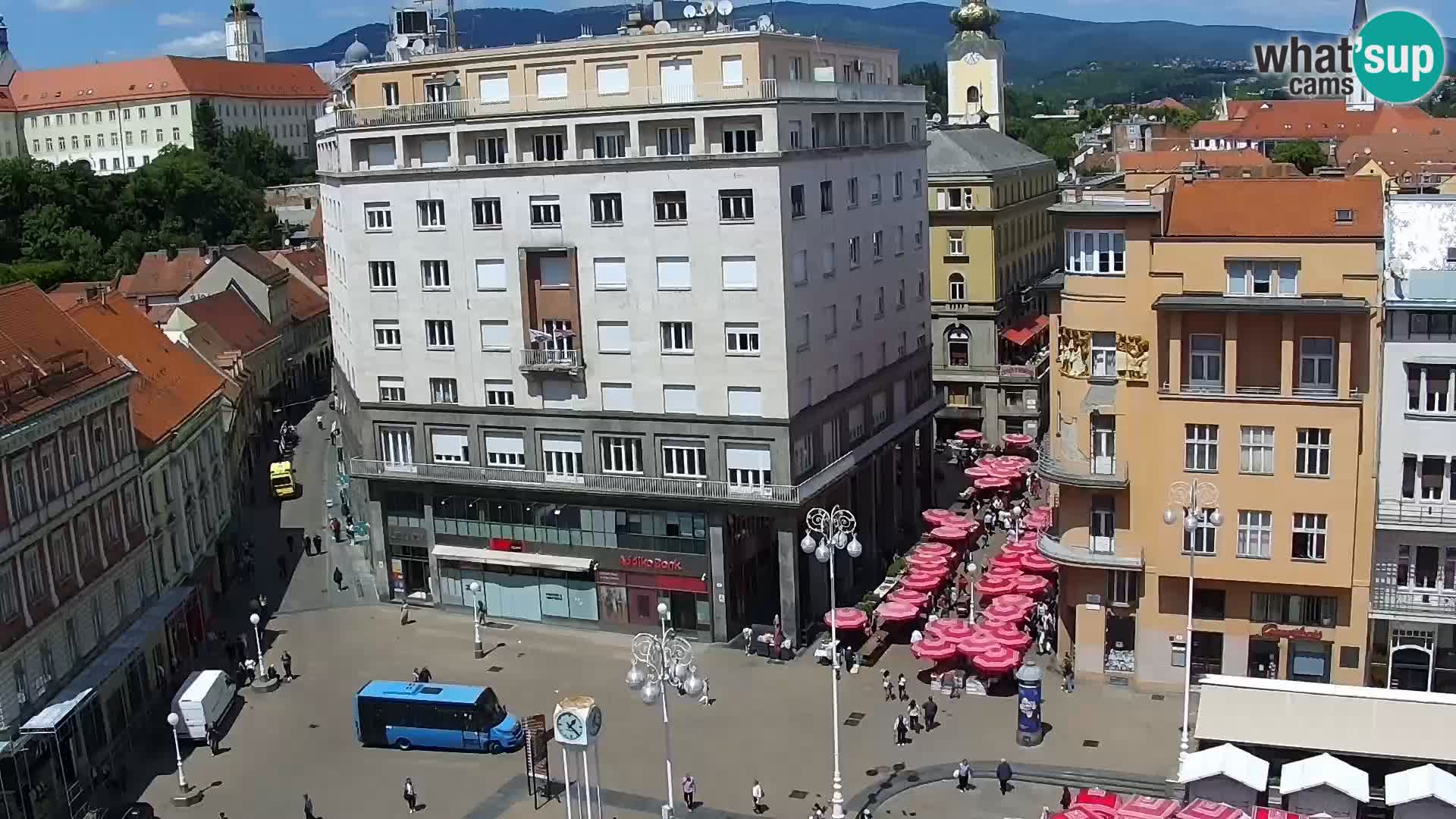 Piazza Ban Jelačić livecam Zagreb – Hotel Dubrovnik