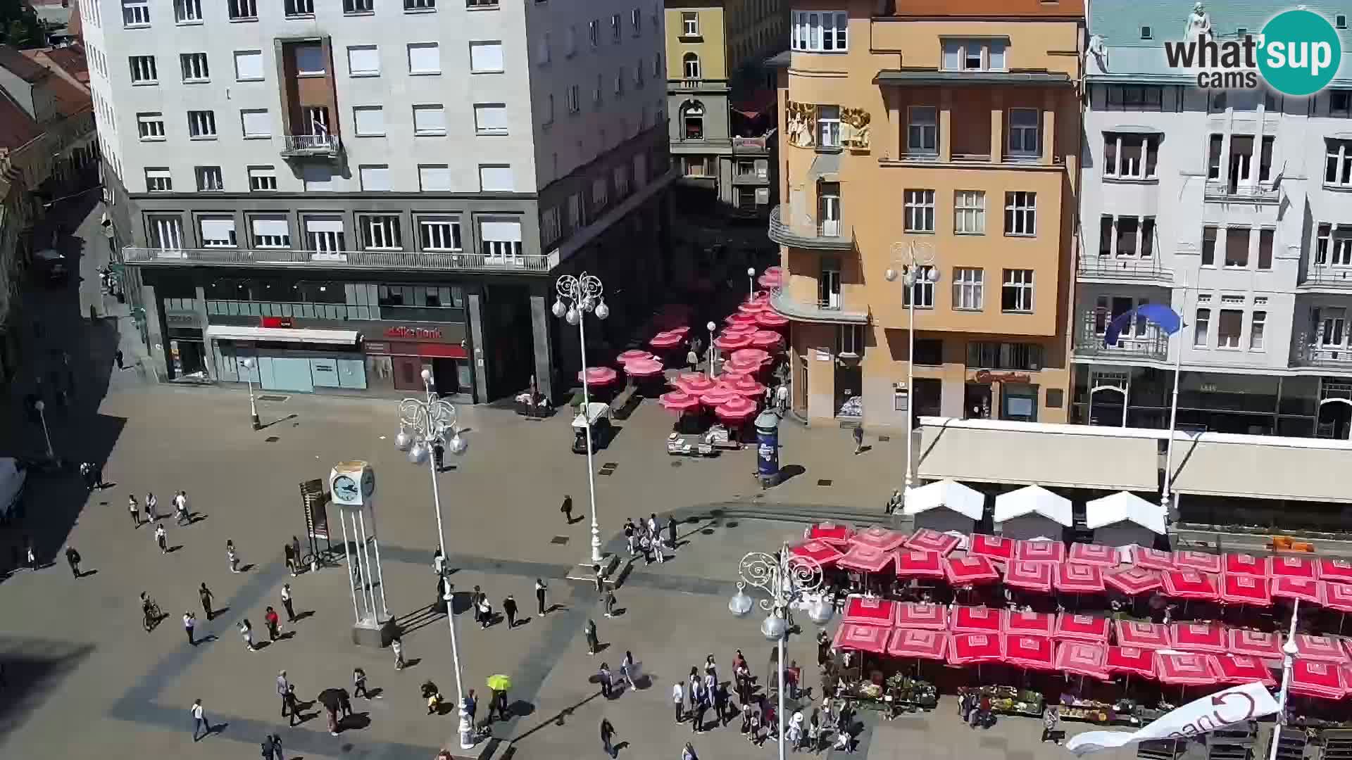 Piazza Ban Jelačić livecam Zagreb – Hotel Dubrovnik