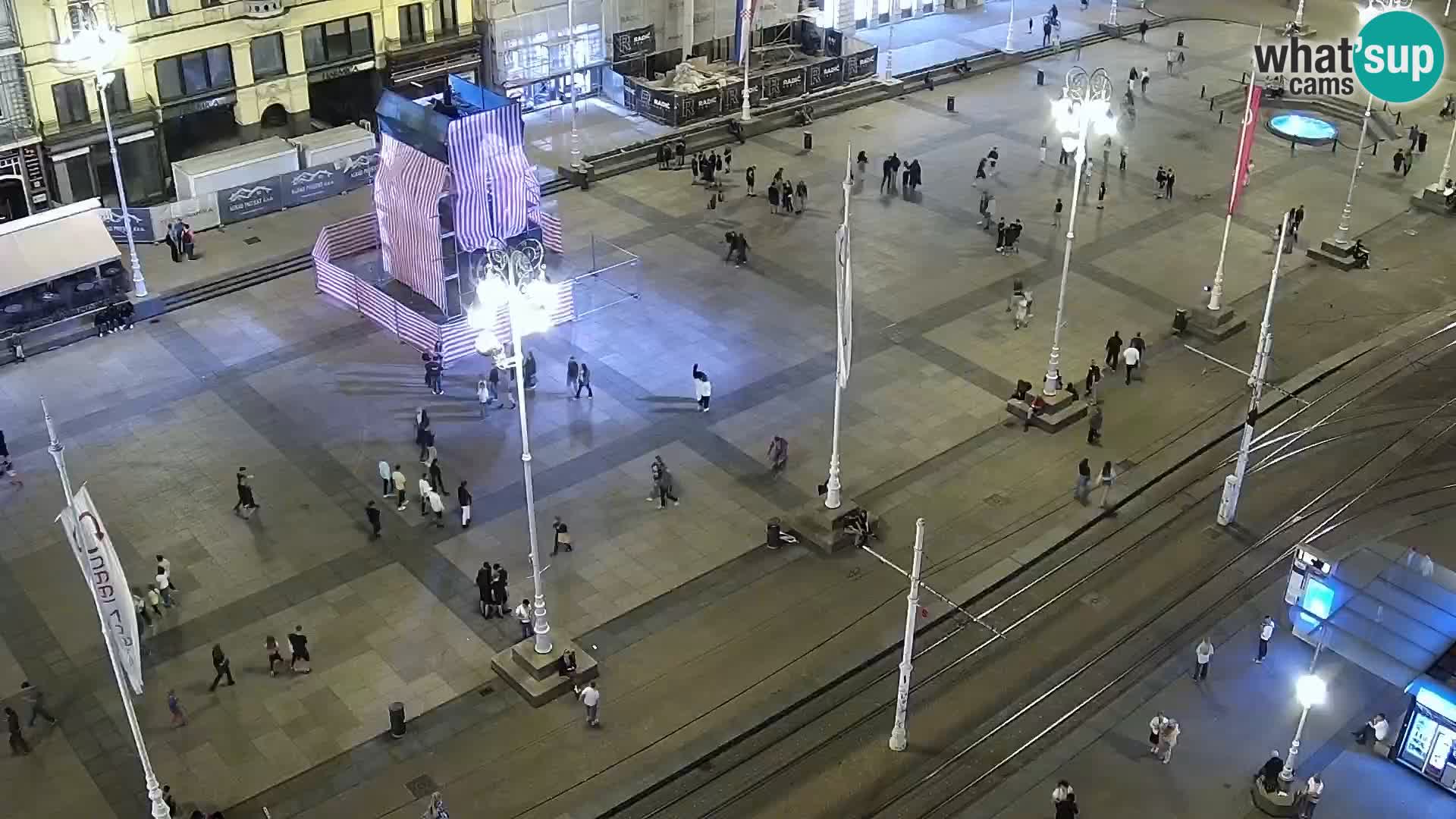 LIVE Webcam Zagreb Hotel Dubrovnik | Ban Jelačić square