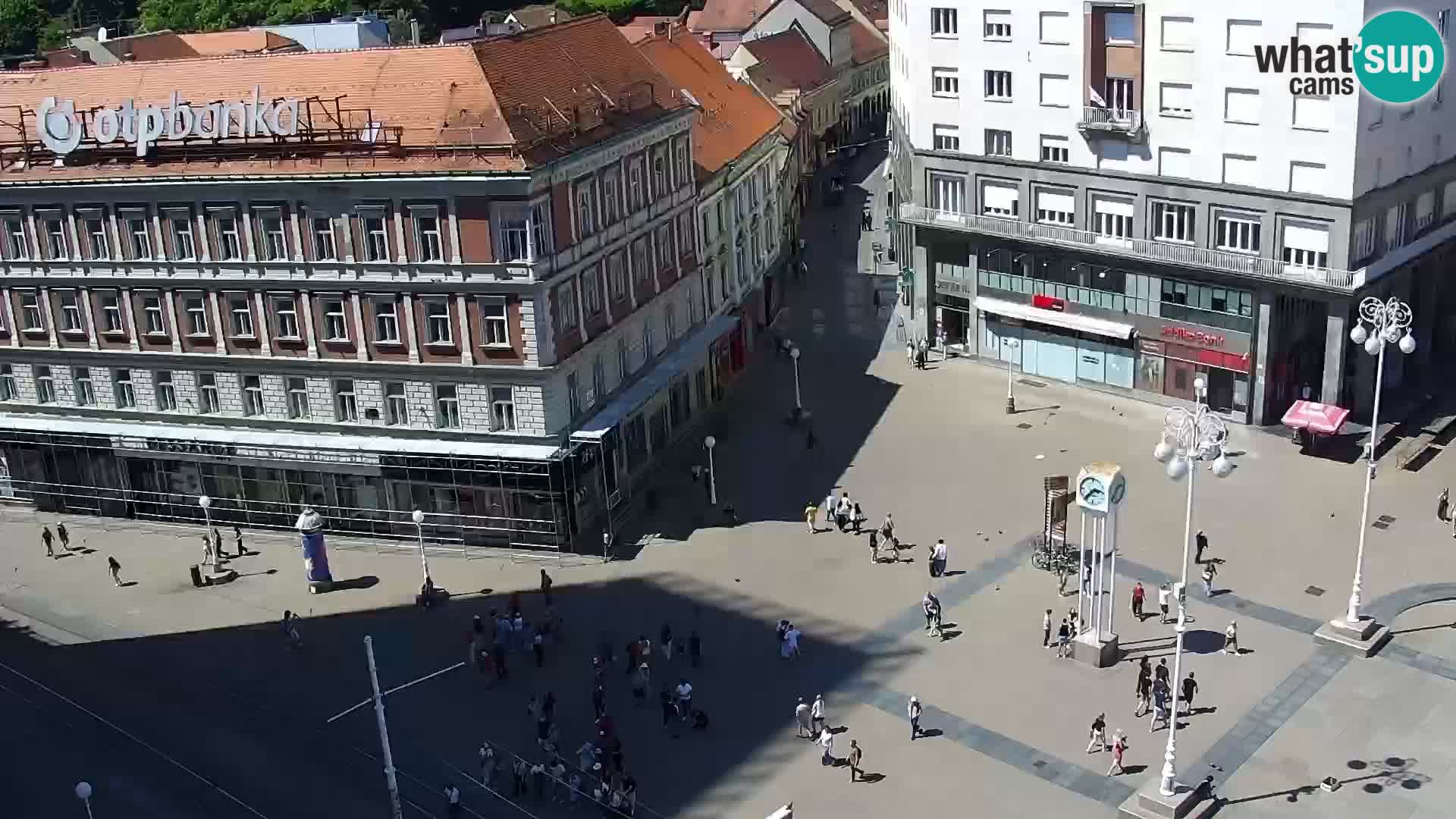 LIVE Webcam Zagreb Hotel Dubrovnik | Ban Jelačić square