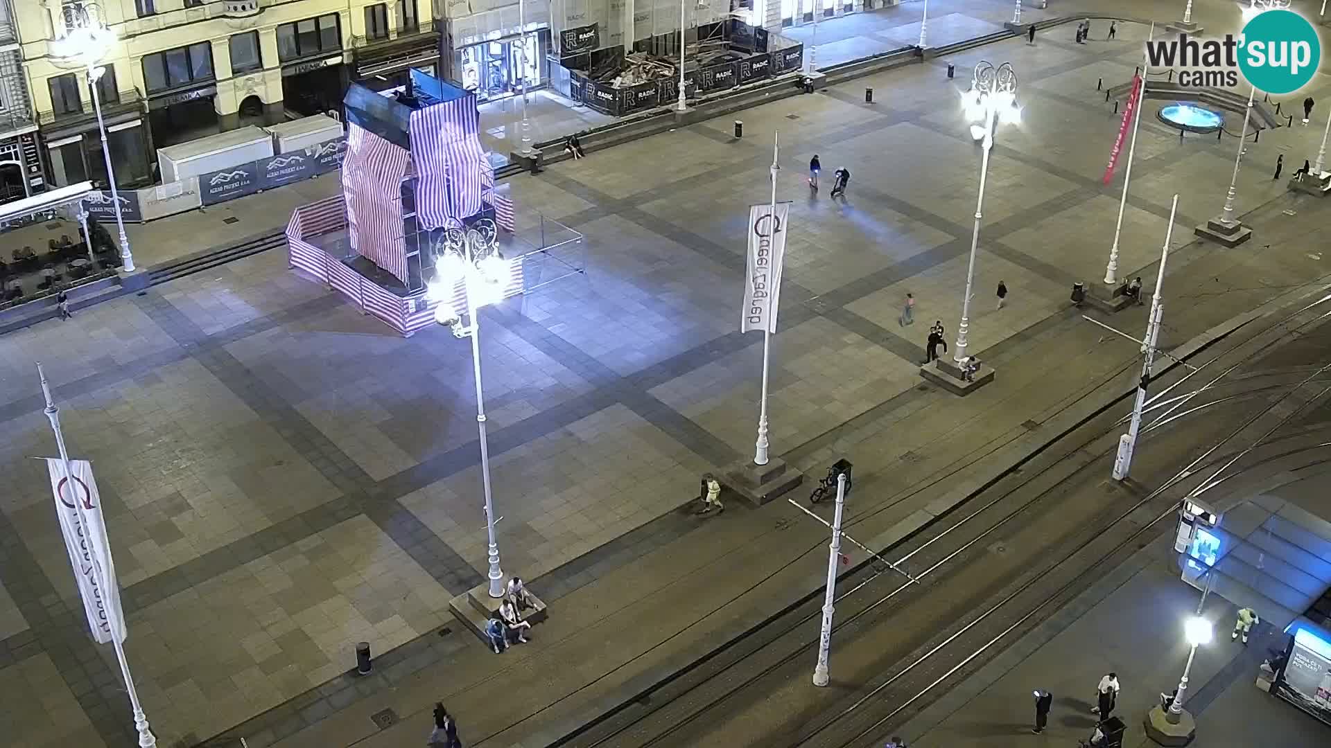 LIVE Webcam Zagreb Hotel Dubrovnik | Ban Jelačić square