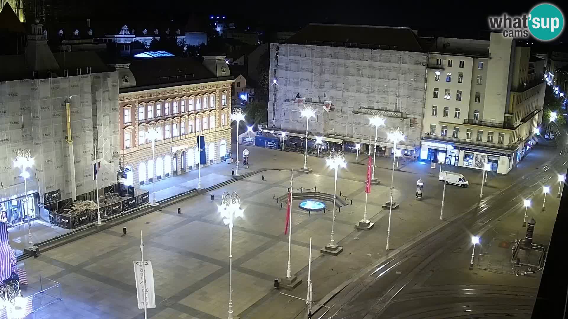 Plaza Ban Jelačić camera en vivo Zagreb – Hotel Dubrovnik
