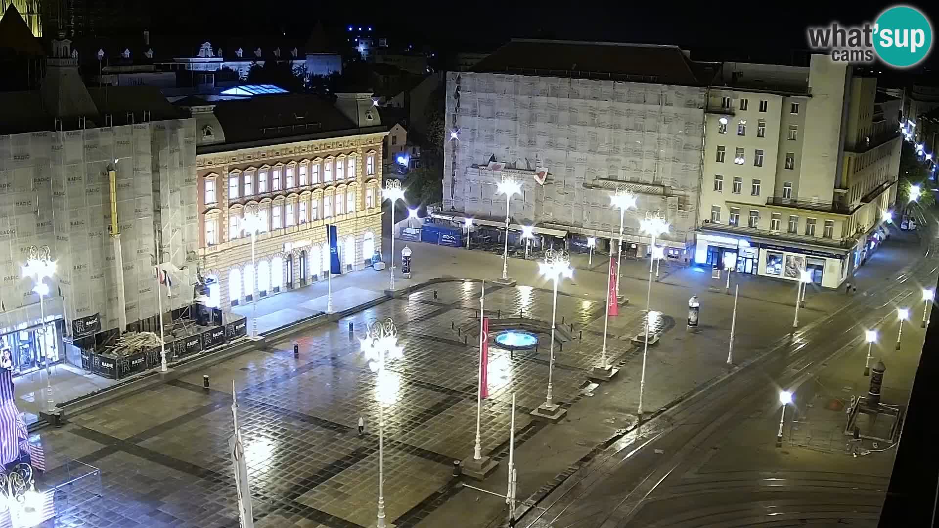 LIVE Webcam Zagreb Hotel Dubrovnik | Ban Jelačić square