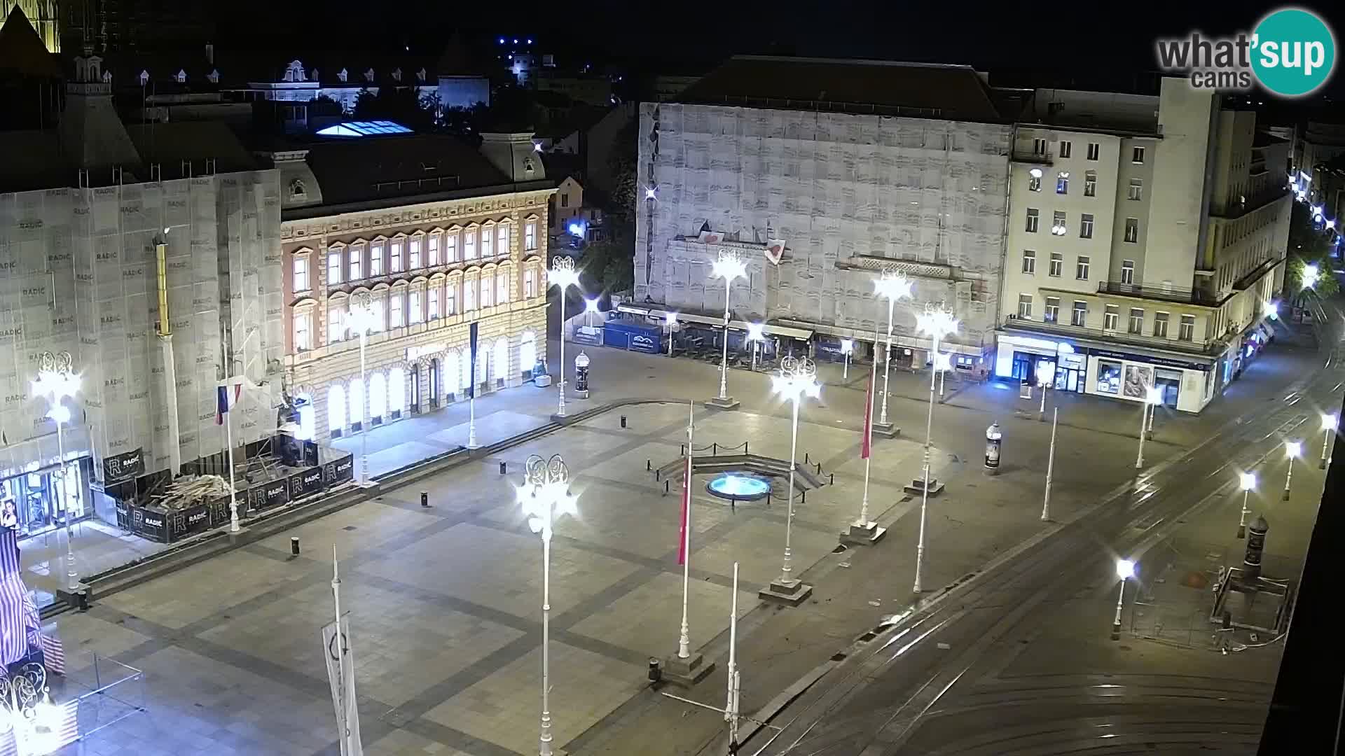 LIVE Webcam Zagreb Hotel Dubrovnik | Ban Jelačić square