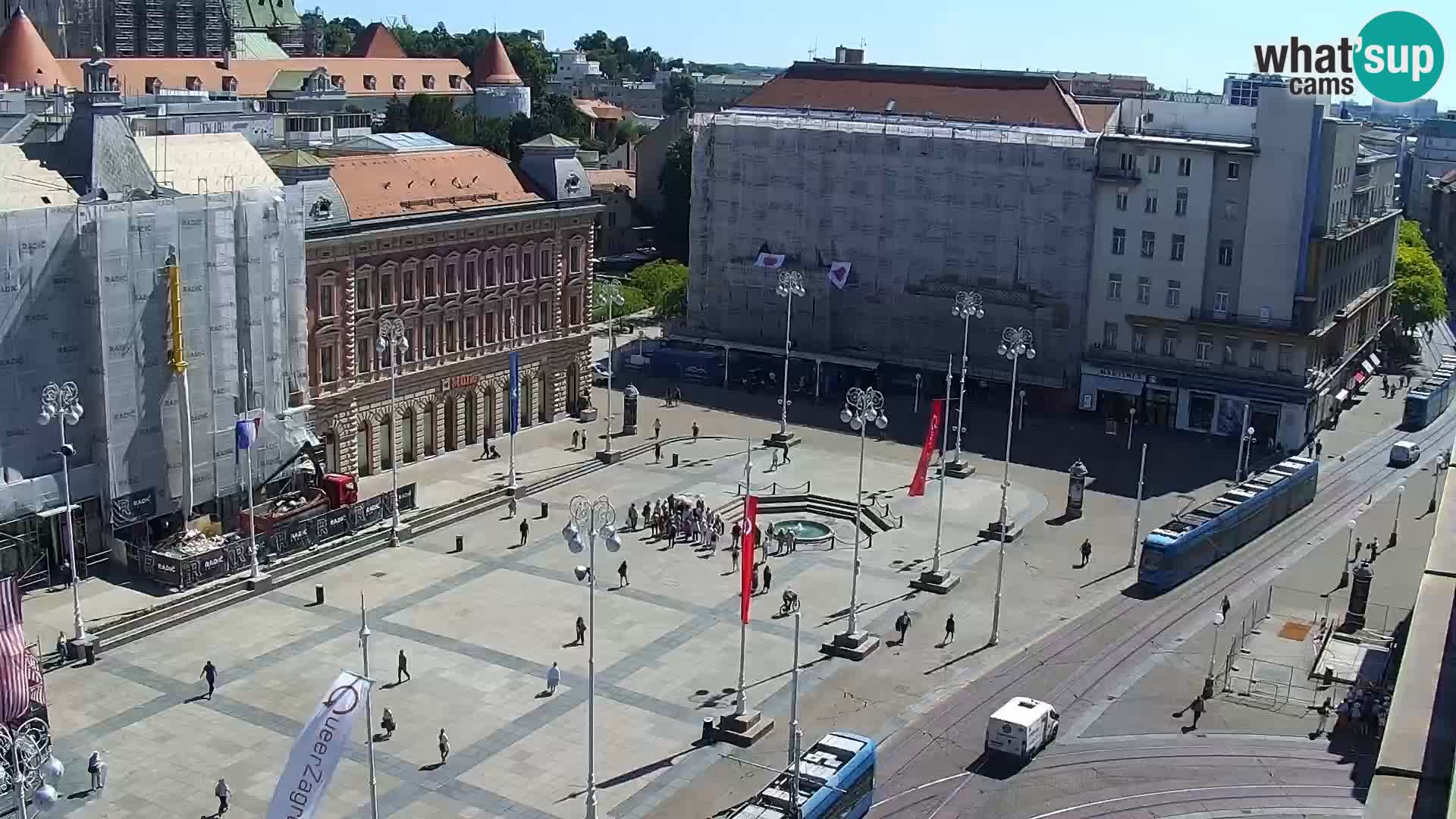 Ban Jelačić live cam Zagreb – Hotel Dubrovnik