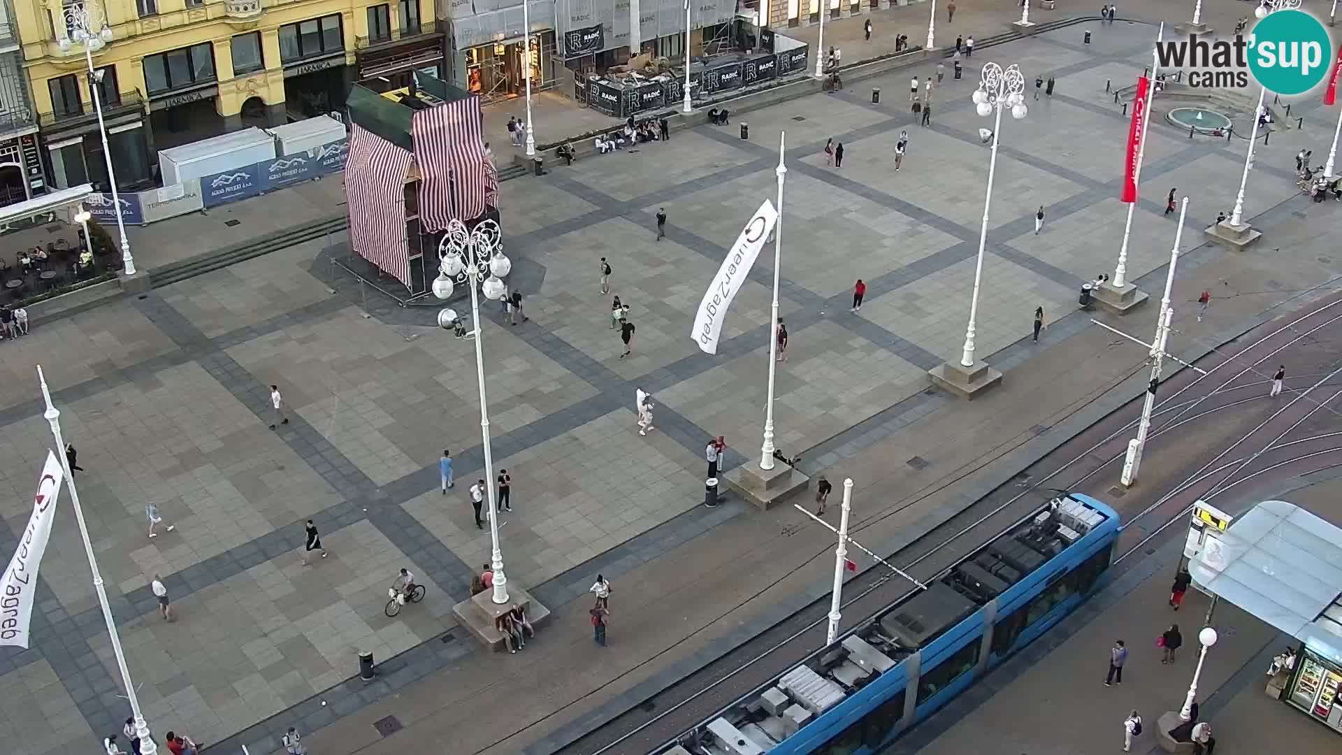 Piazza Ban Jelačić livecam Zagreb – Hotel Dubrovnik
