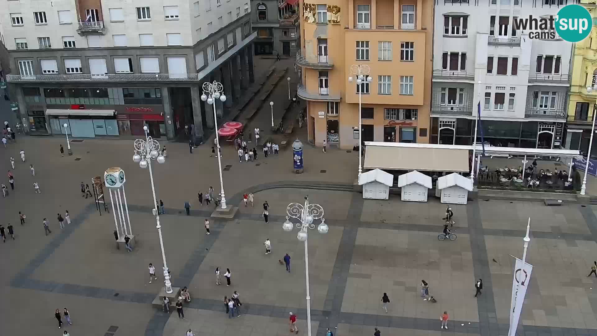 LIVE Webcam Zagreb Hotel Dubrovnik | Ban Jelačić square