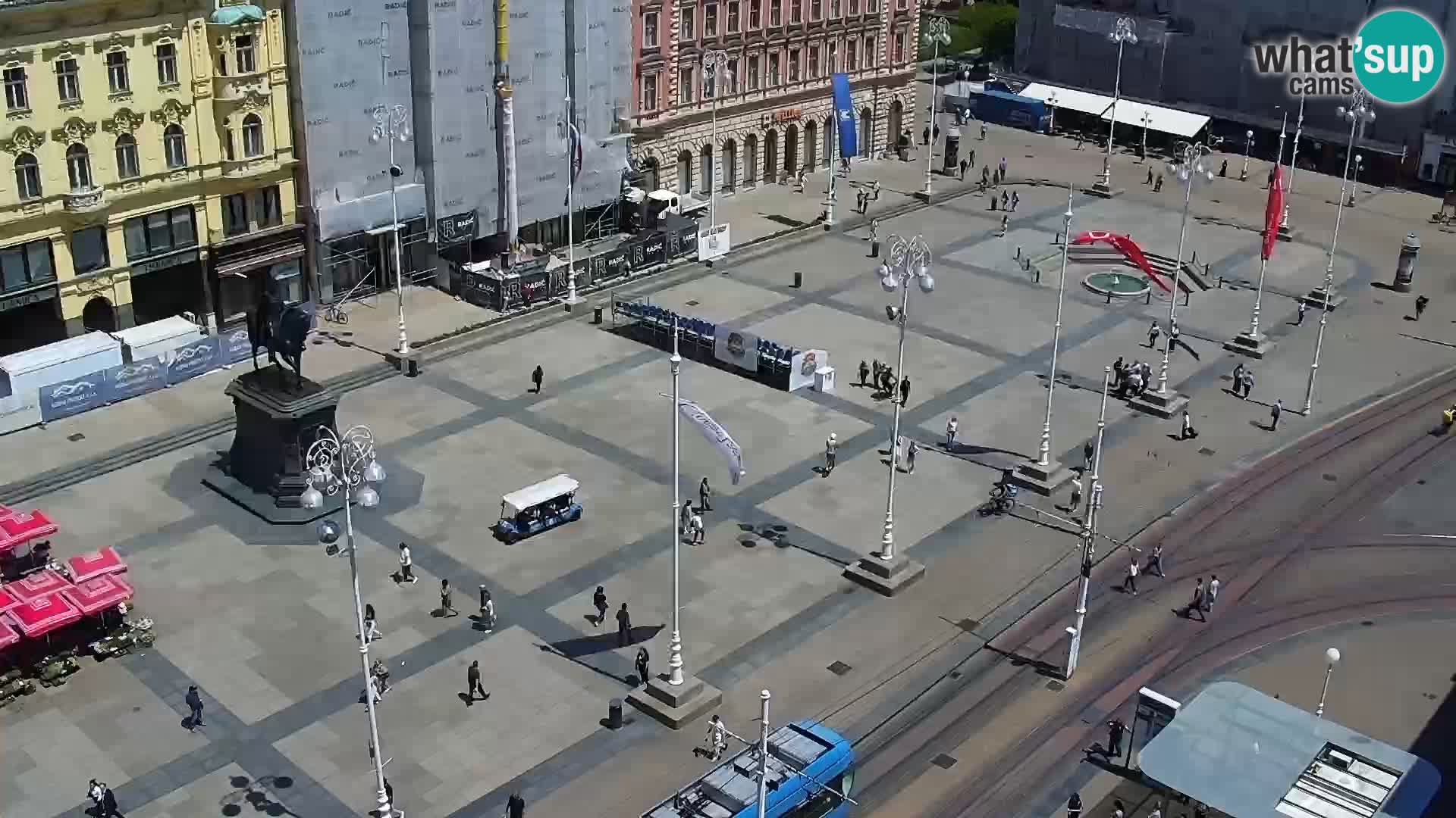 LIVE Webcam Zagreb Hotel Dubrovnik | Ban Jelačić square